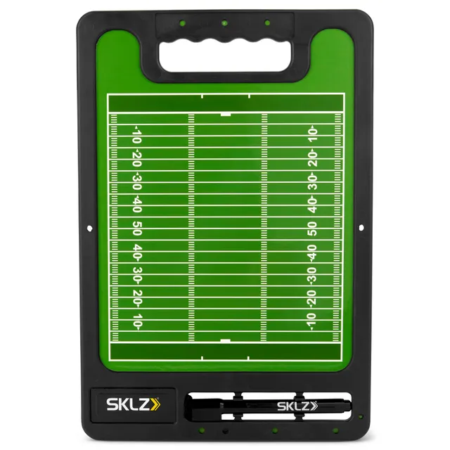 sklz-football-coaches-board-zweiseitiges-taktik-whiteboard-mit-trocken-abwischba image 1