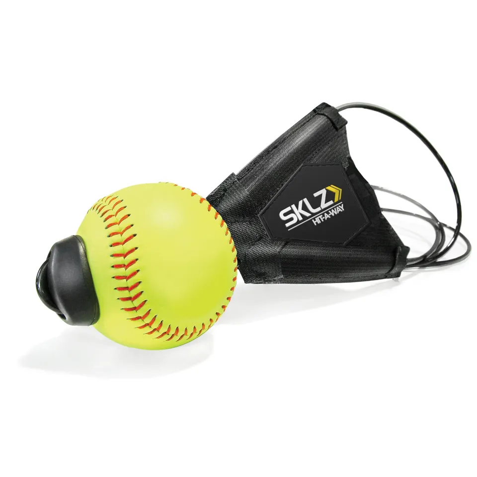 sklz-hit-a-way-softball-schlagtrainer-zum-befestigen-an-baum-oder-pfosten image 1