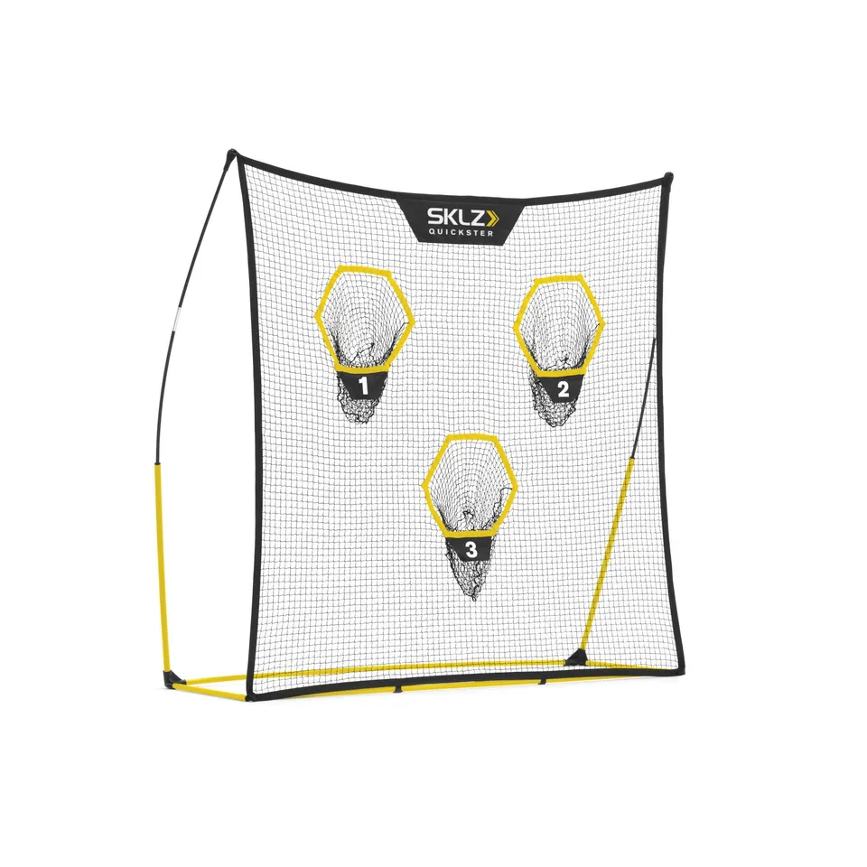 sklz-quickster-qb-trainer-tragbares-passing-netz-mit-3-nummerierten-zielzonen-f- image 1