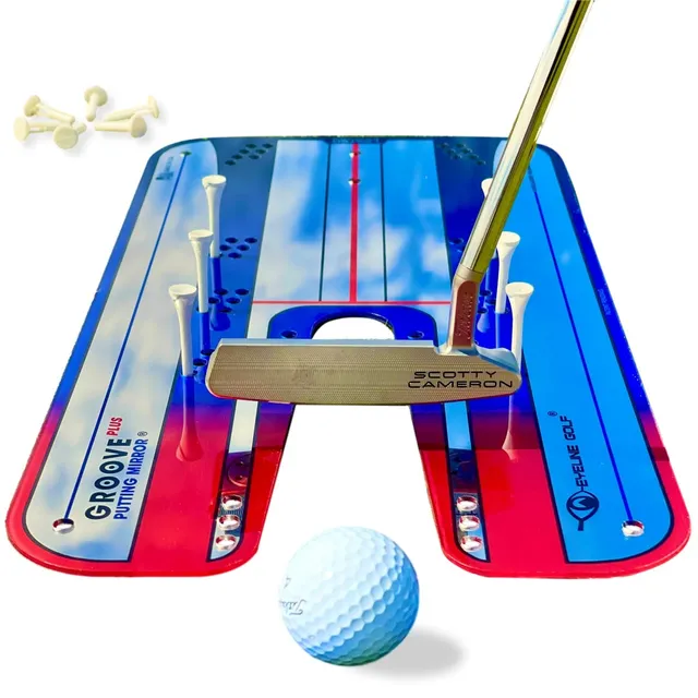 eyeline-golf-groove-plus-putting-mirror-putting-spiegel-mit-augenposition-schl-g image 1