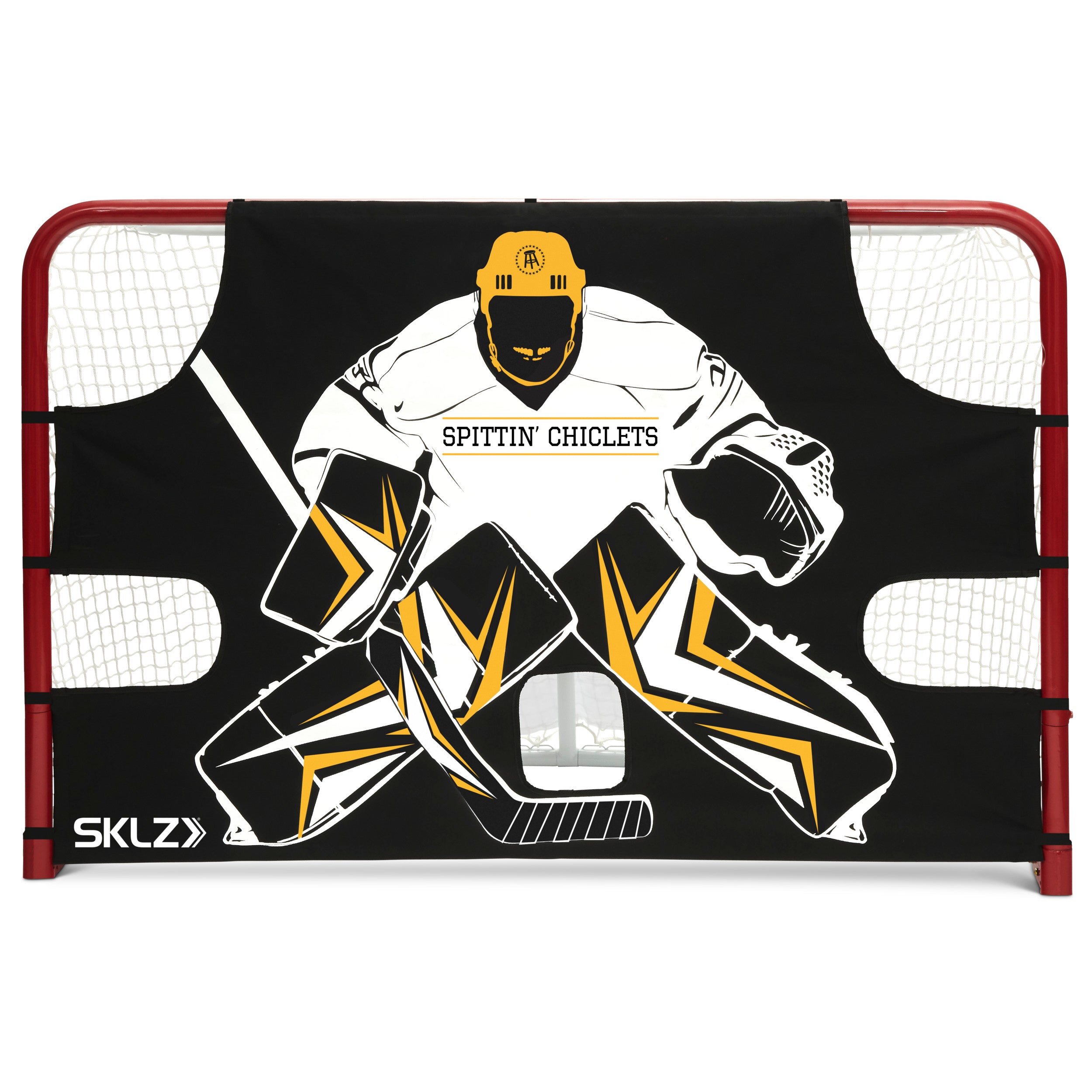 sklz-x-spittin-chiclets-shooting-trainer-eishockey-schusstrainer-mit-5-zielzonen image 1