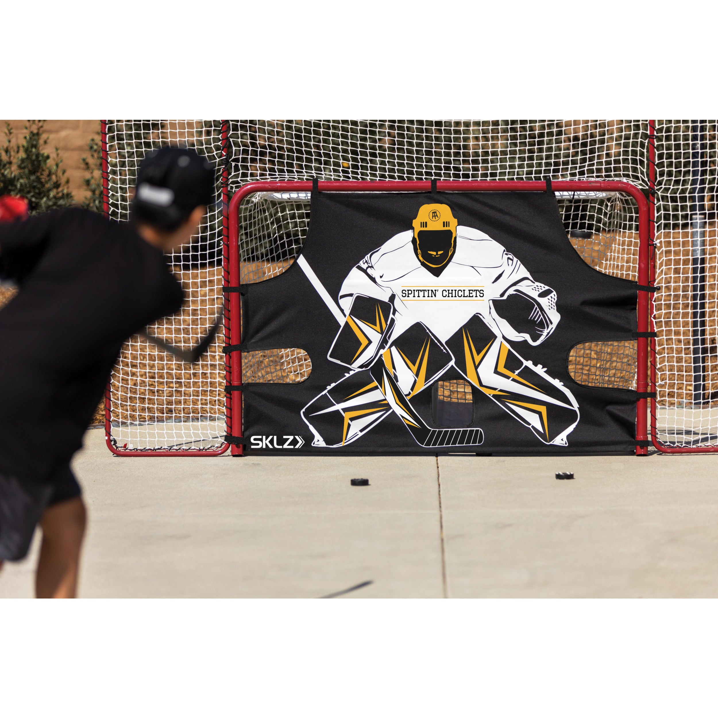sklz-x-spittin-chiclets-shooting-trainer-eishockey-schusstrainer-mit-5-zielzonen image 6