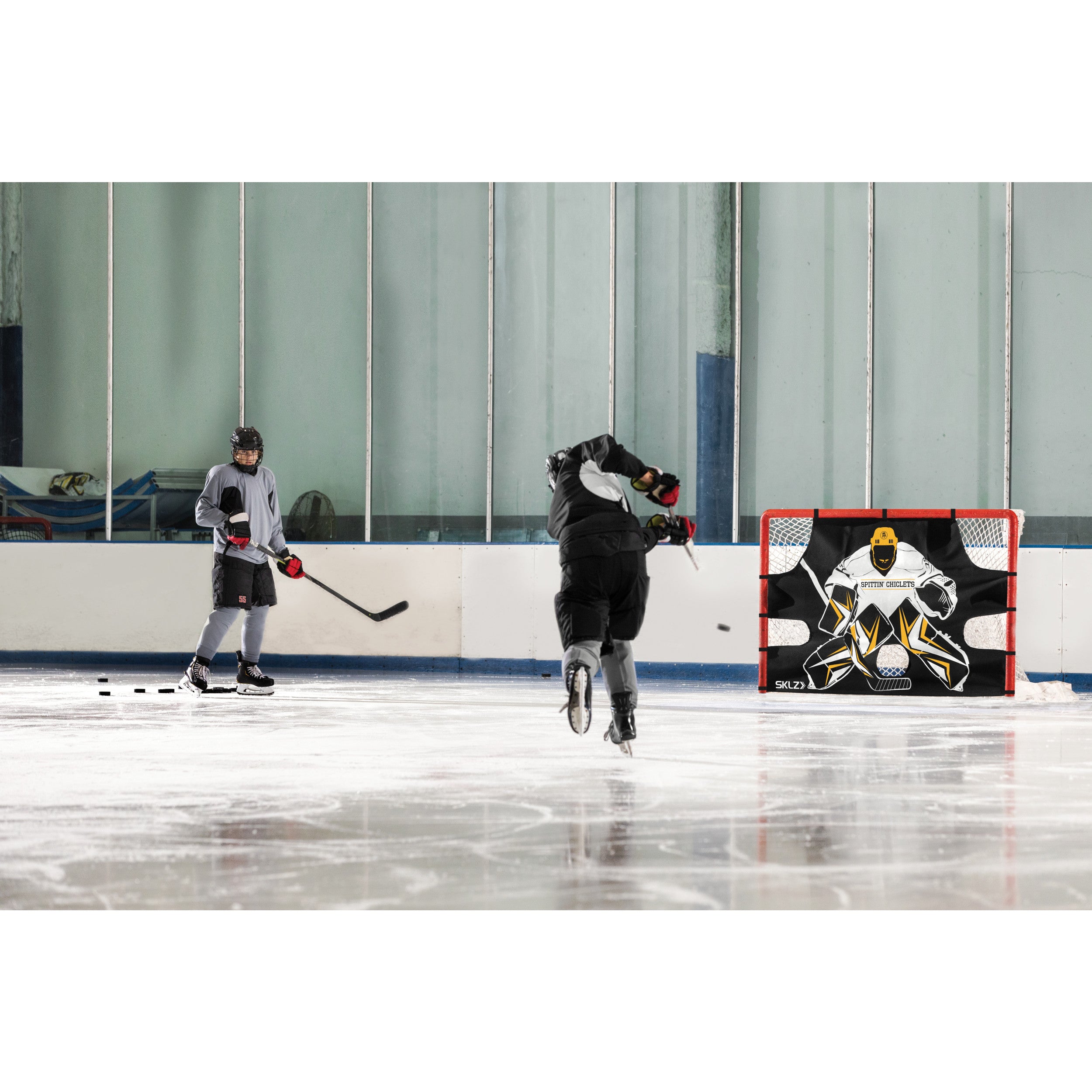 sklz-x-spittin-chiclets-shooting-trainer-eishockey-schusstrainer-mit-5-zielzonen image 7
