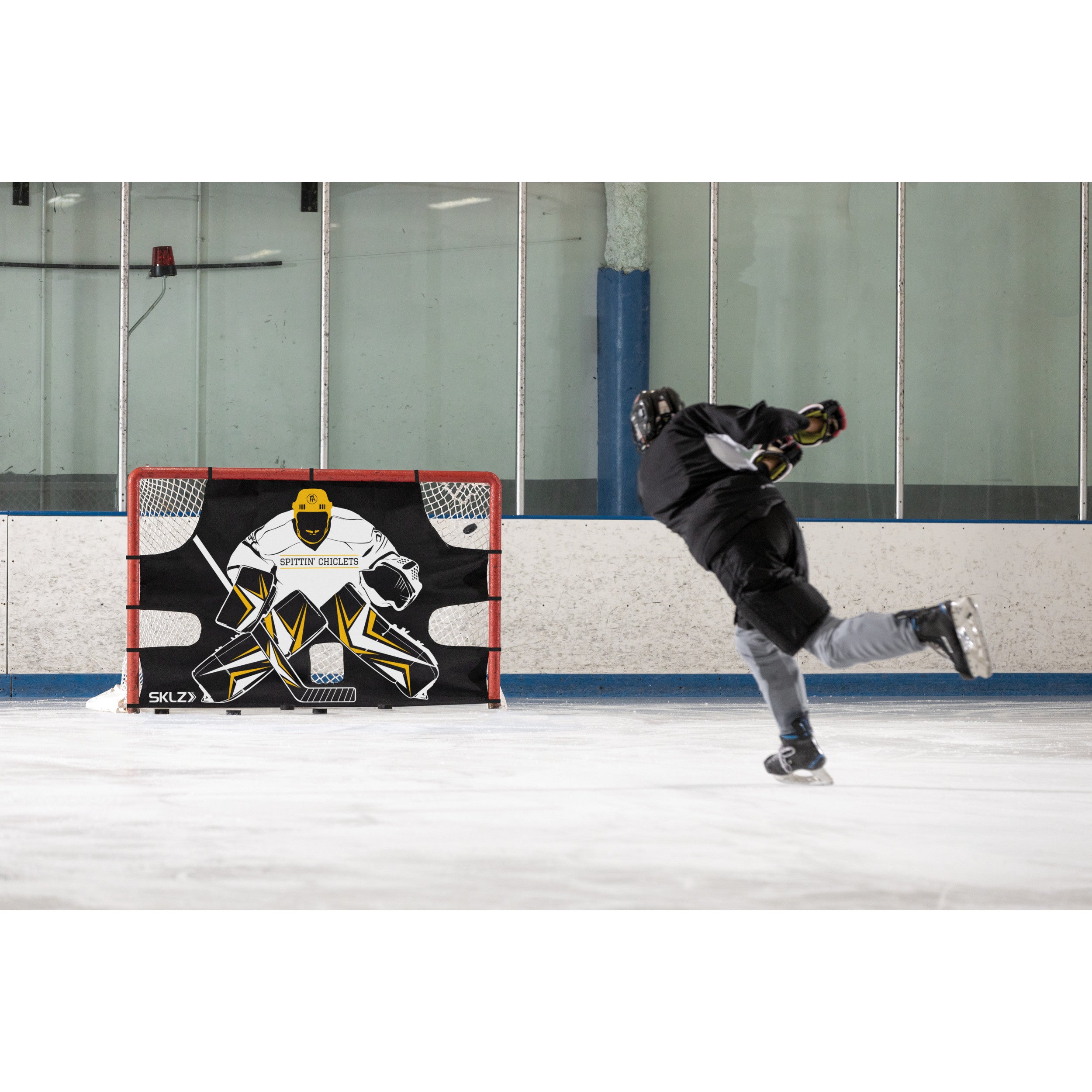 sklz-x-spittin-chiclets-shooting-trainer-eishockey-schusstrainer-mit-5-zielzonen image 3