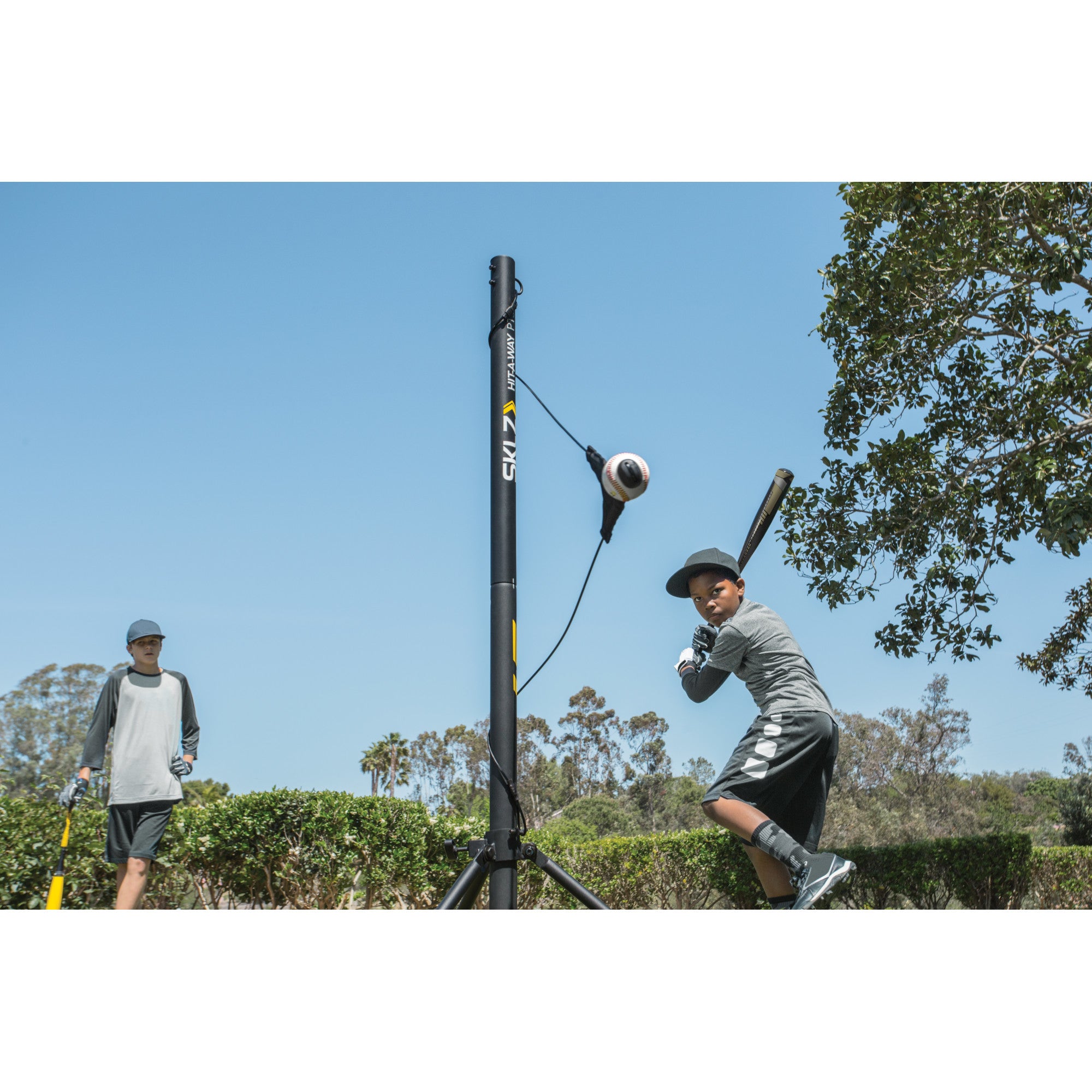 sklz-hit-a-way-portable-training-station-baseball-softball-schlagtrainer-mit-twi image 5
