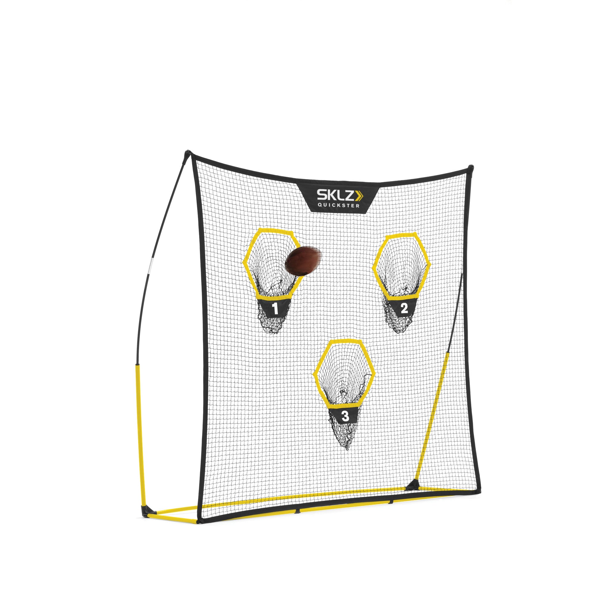 sklz-quickster-qb-trainer-tragbares-passing-netz-mit-3-nummerierten-zielzonen-f- image 5