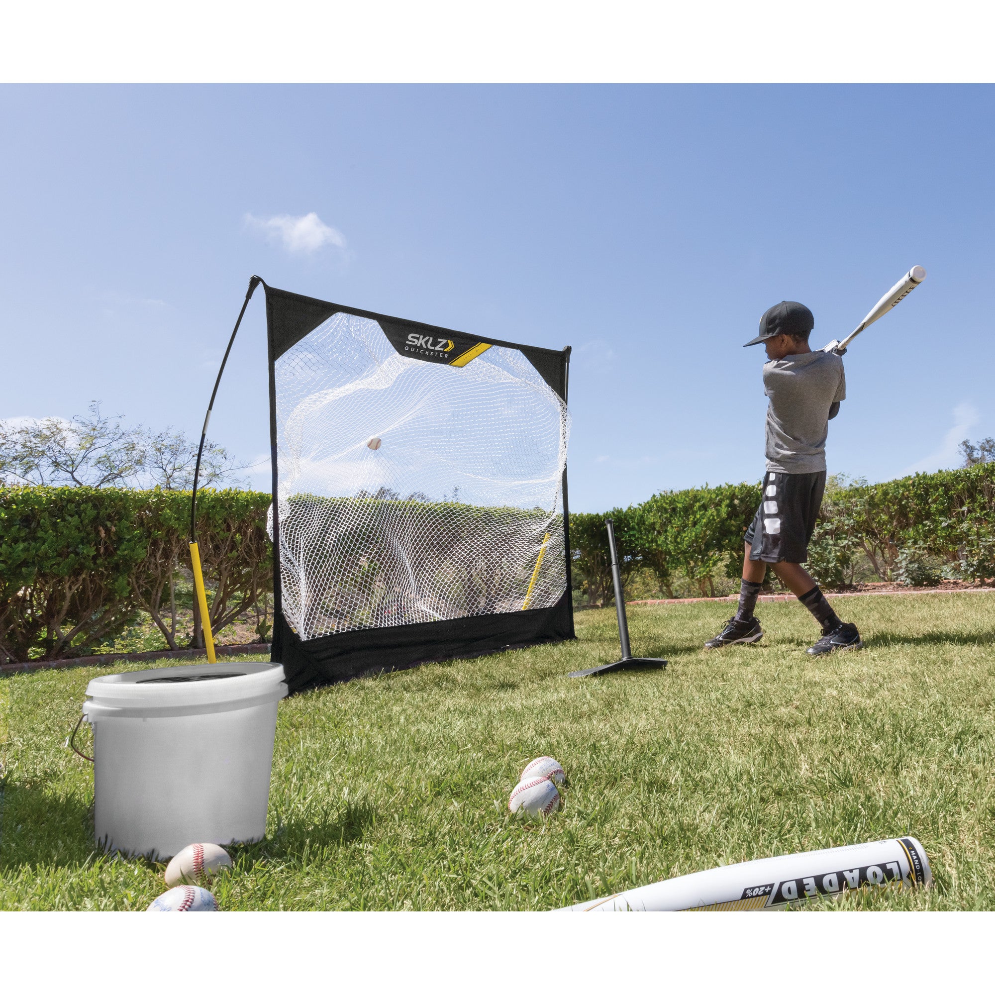 sklz-quickster-sport-net-ultra-langlebiges-baseball-schlagnetz-mit-schnellaufbau image 5