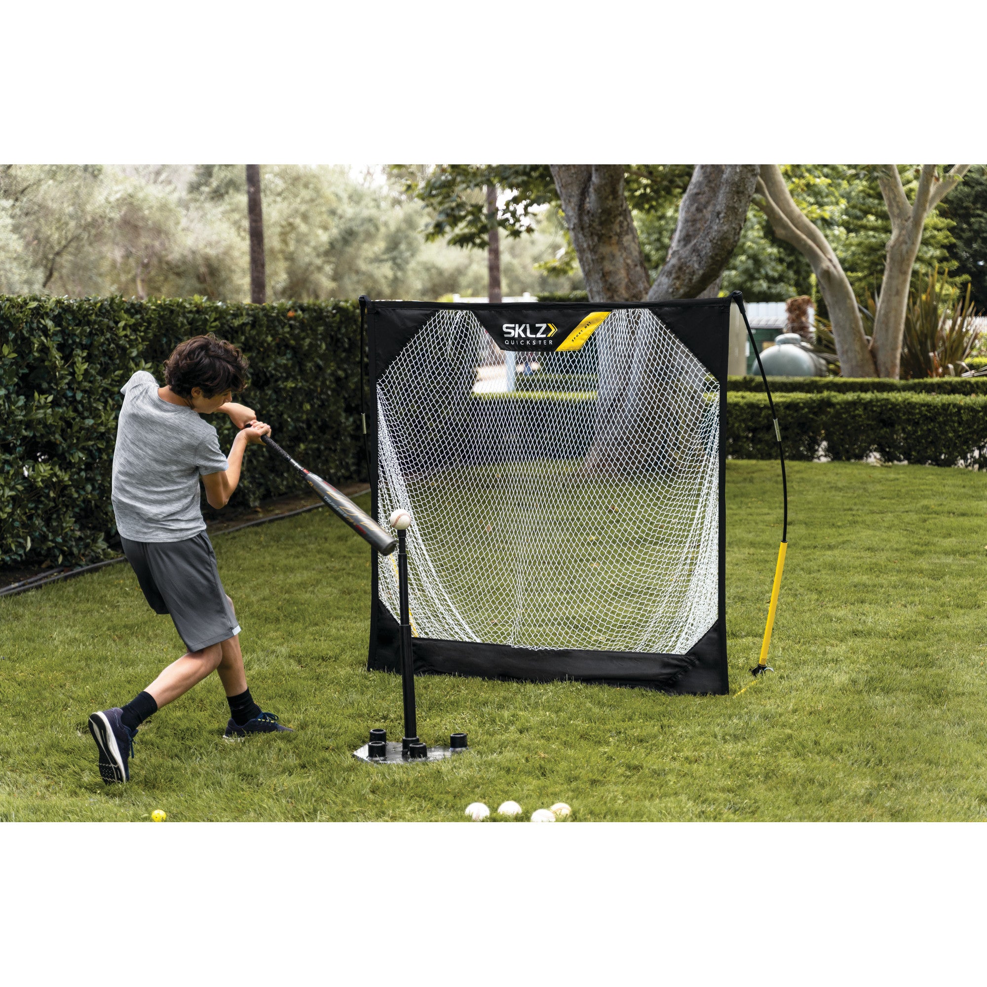 sklz-quickster-sport-net-ultra-langlebiges-baseball-schlagnetz-mit-schnellaufbau image 2