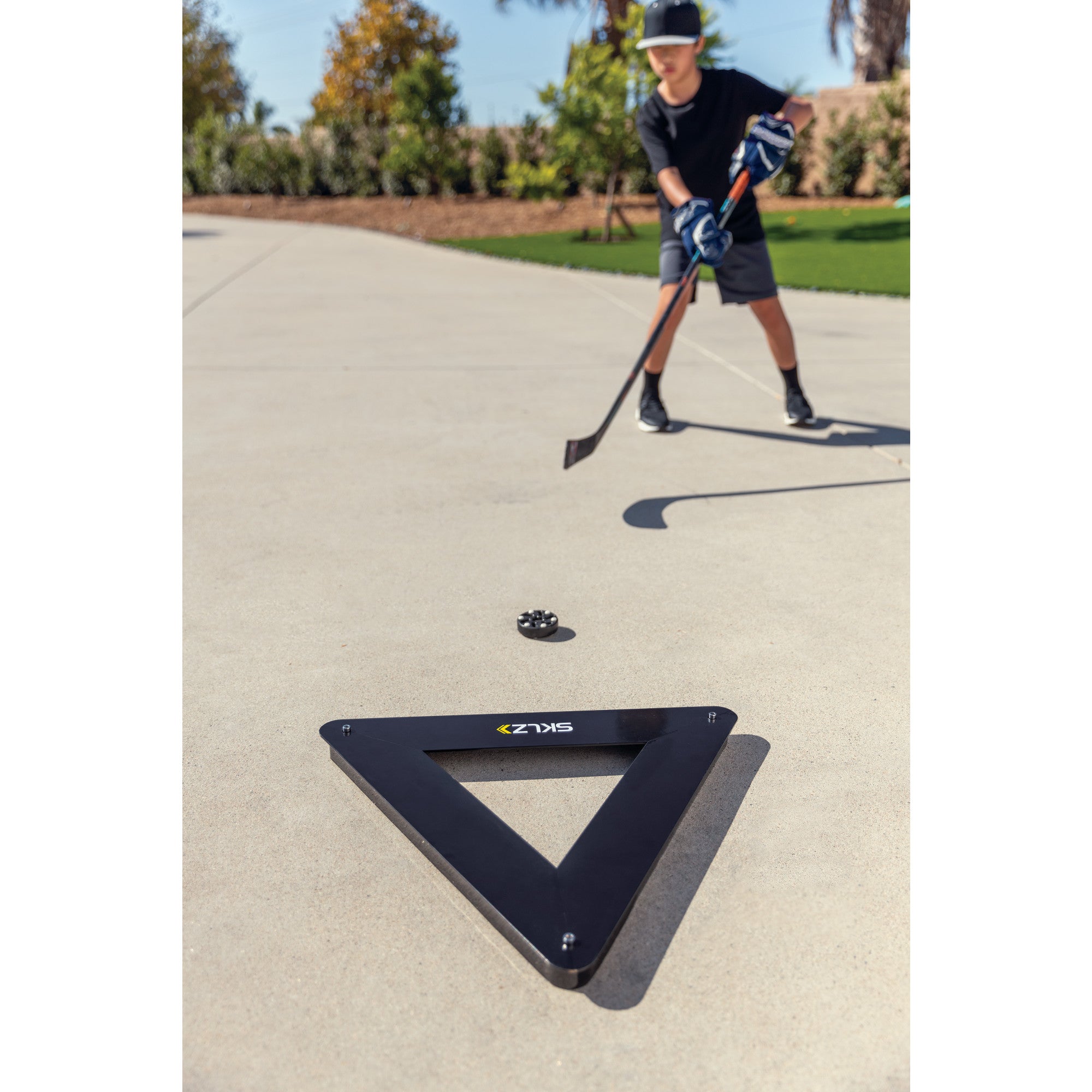 sklz-passing-triangle-hockey-trainingsdreieck-mit-gummi-reboundern-22-passfl-che image 7
