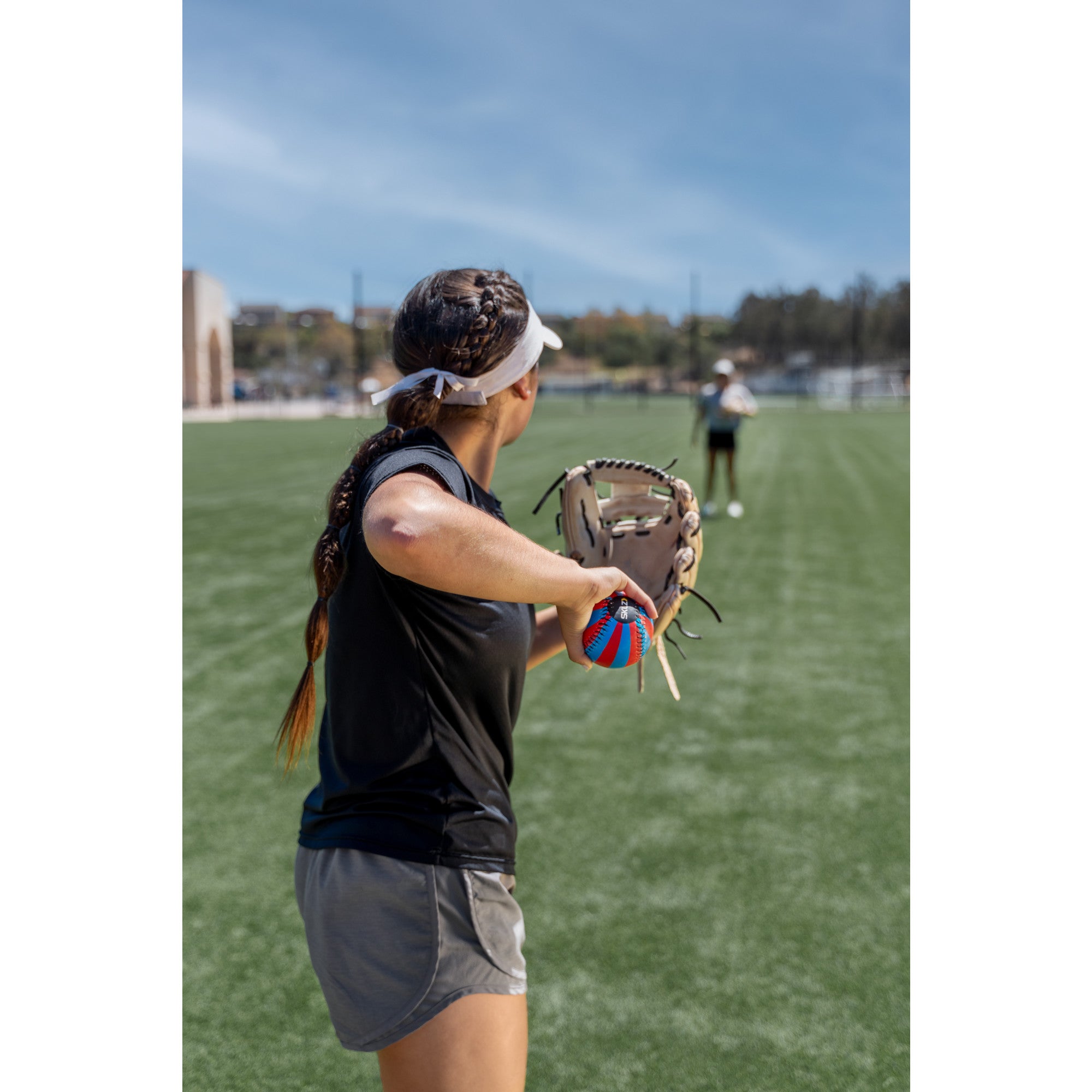 sklz-spin-vision-softball-farbwechselnder-spin-trainingsball-mit-drehungs-feedba image 5