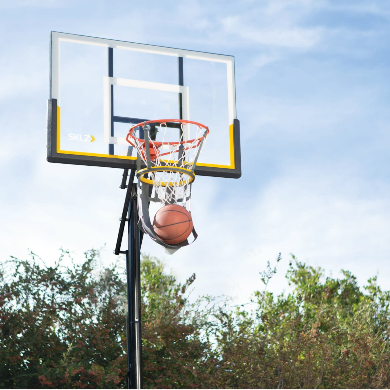sklz-kick-out-basketball-r-ckgabesystem-mit-360-r-cklauf-rutsche image 2