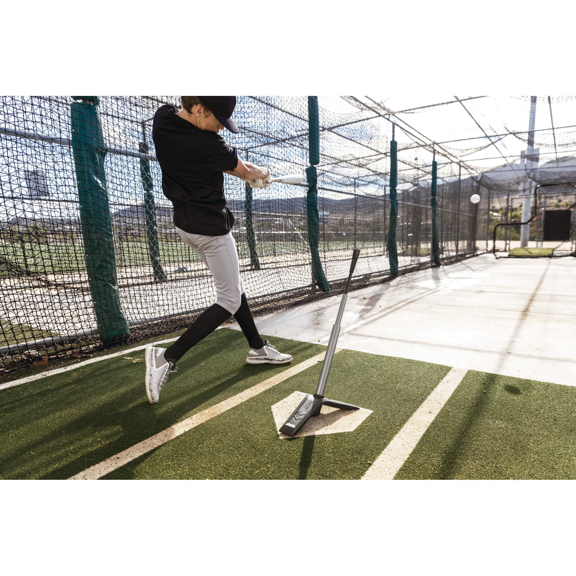 sklz-launch-tee-elite-verstellbarer-baseball-softball-schlagtee-mit-flexibler-te image 3