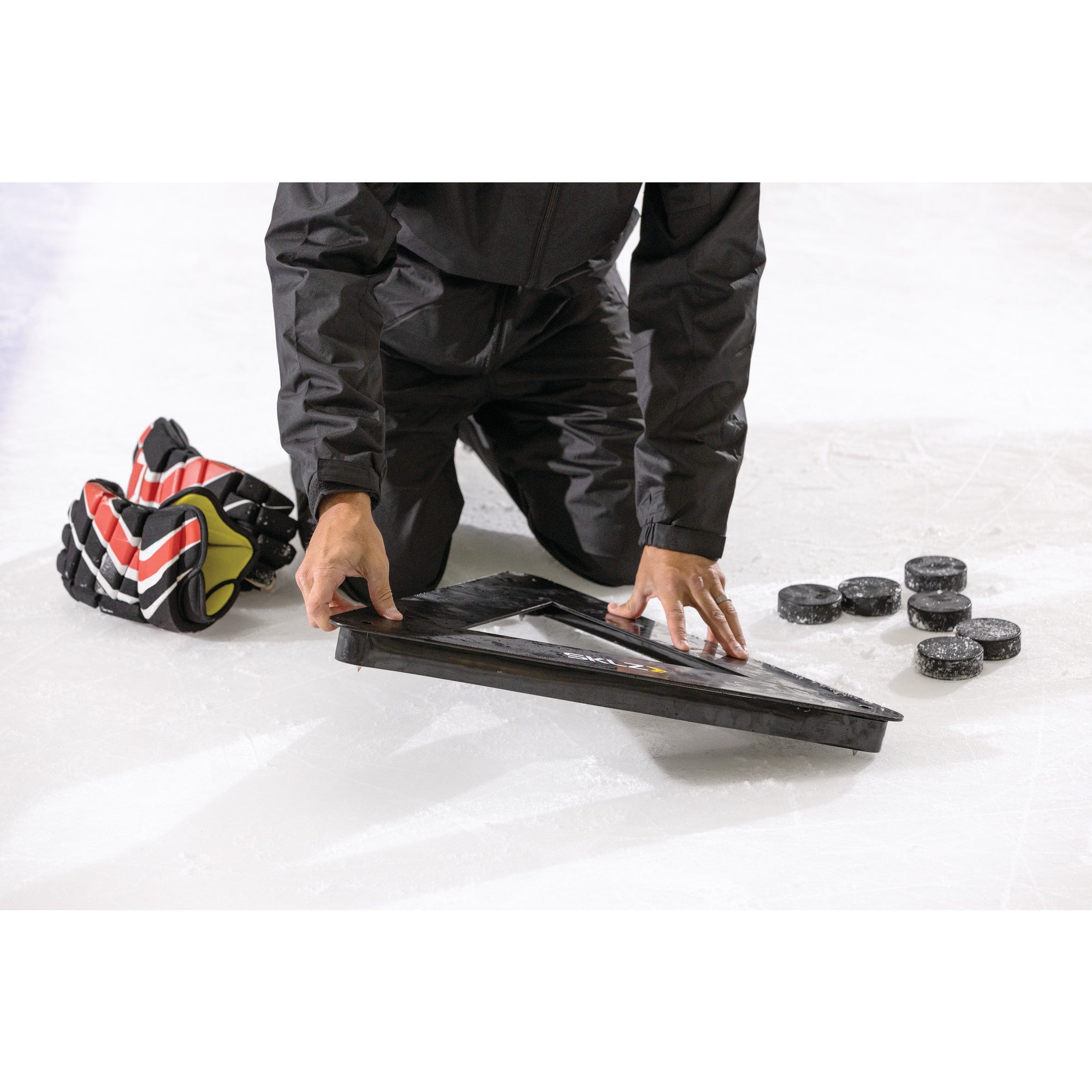 sklz-passing-triangle-hockey-trainingsdreieck-mit-gummi-reboundern-22-passfl-che image 8