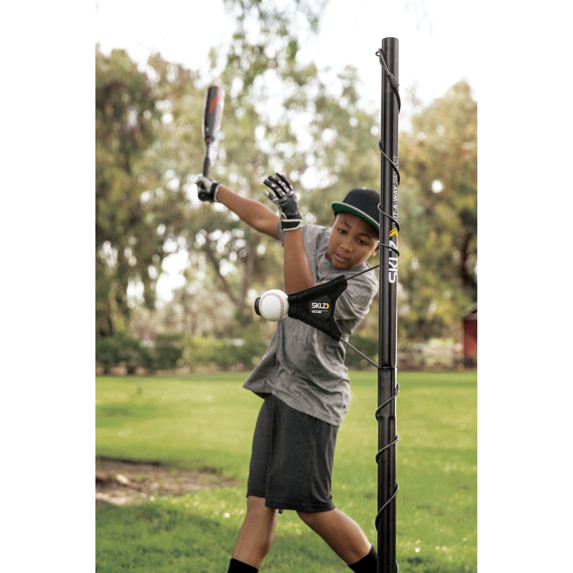 sklz-hit-a-way-select-baseball-softball-swing-trainer-mit-verstellbarem-twist-ba image 5