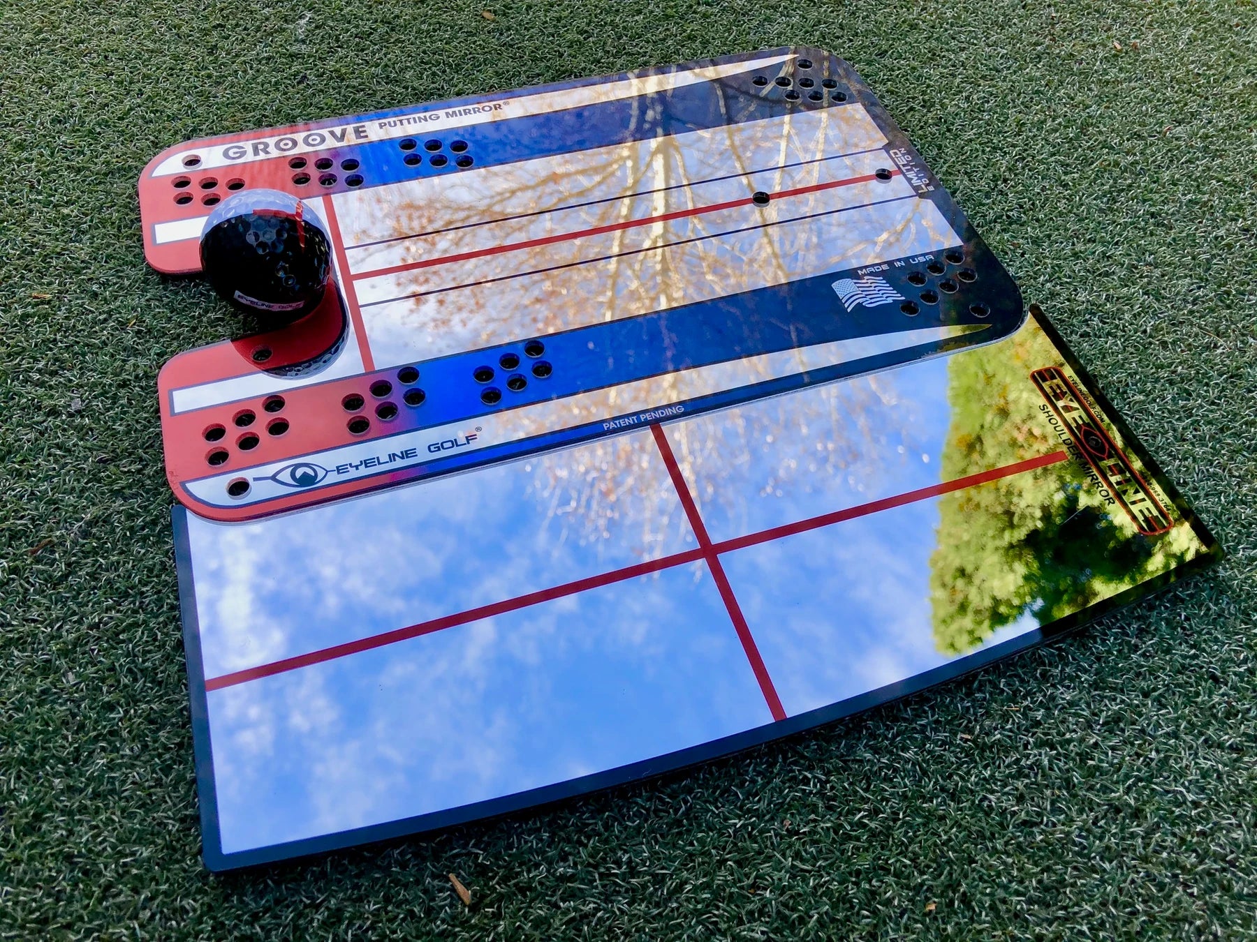 eyeline-golf-shoulder-mirror-schulterausrichtungsspiegel-f-r-groove-mirror-und-p image 2