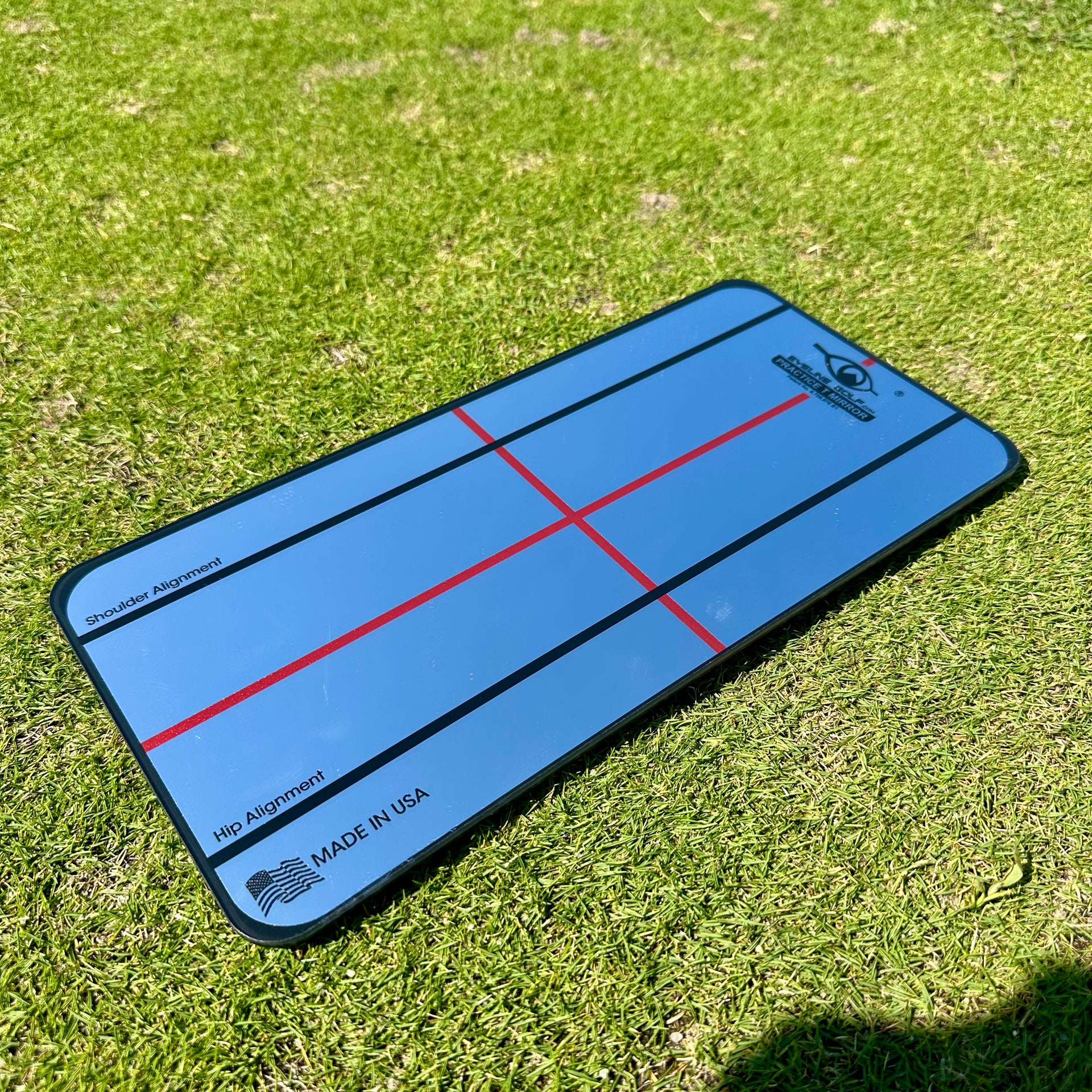 eyeline-golf-practice-t-mirror-faltbares-setup-und-putting-ausrichtungssystem-mi image 1