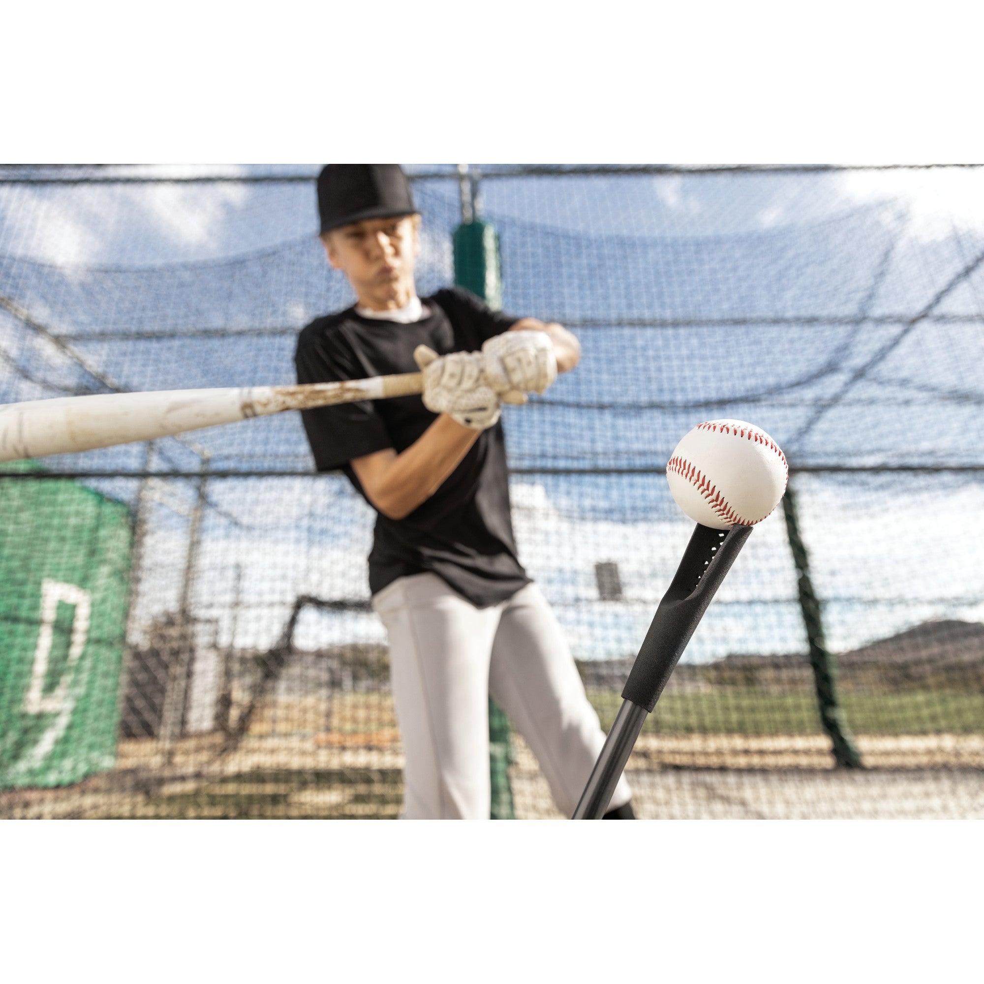 sklz-launch-tee-elite-verstellbarer-baseball-softball-schlagtee-mit-flexibler-te image 5