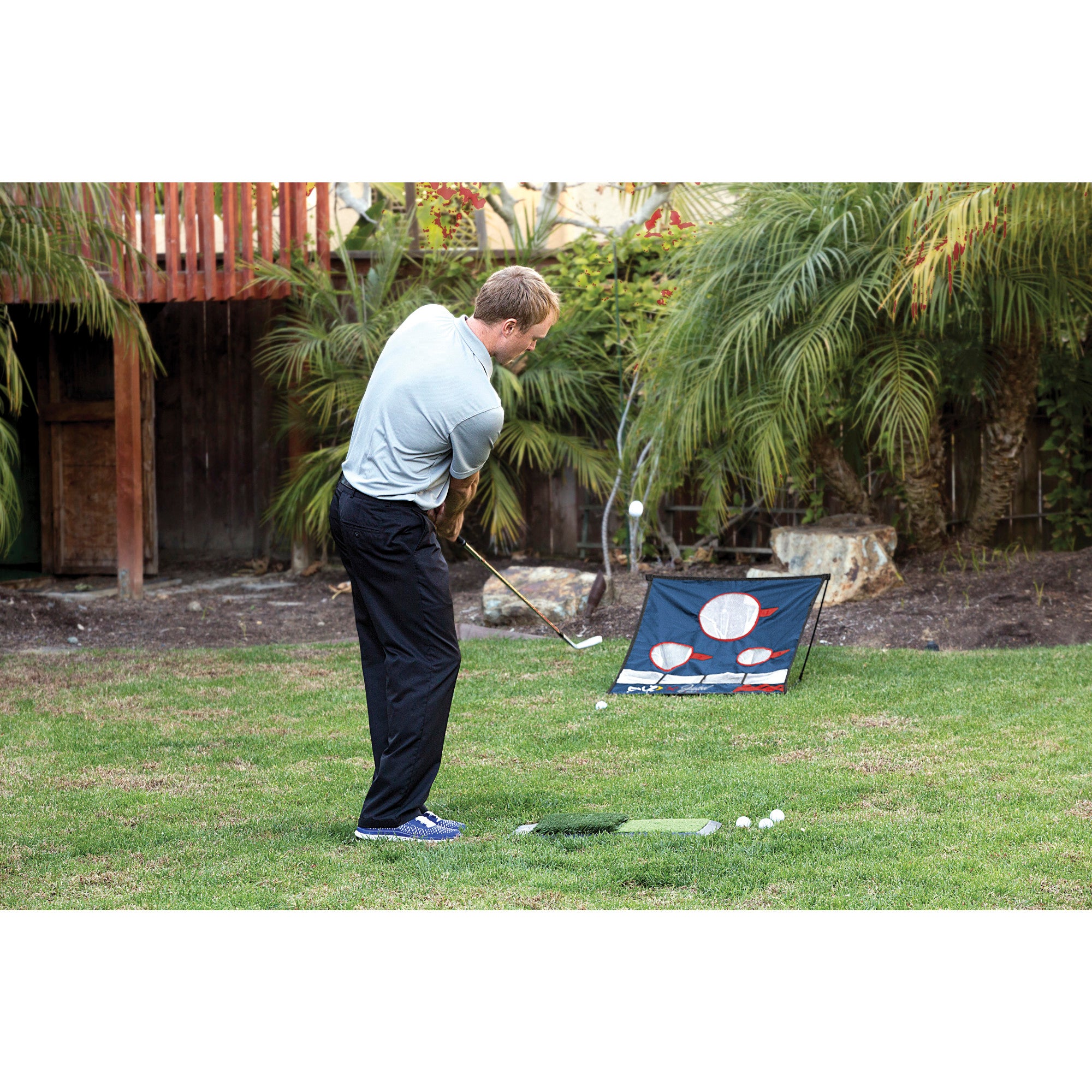 sklz-barstool-quickster-chipping-net-golf-chipping-netz-mit-3-zielbereichen-und- image 2