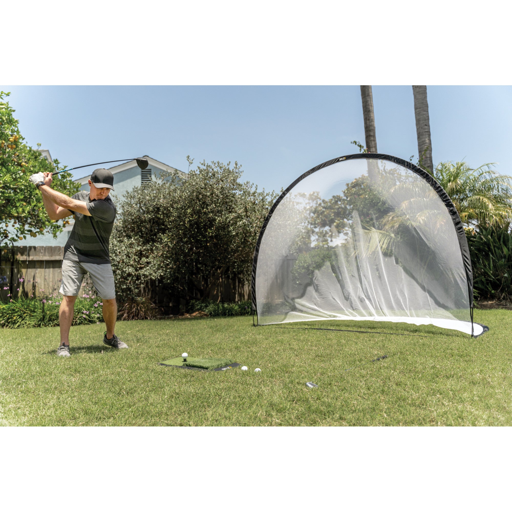 sklz-home-driving-range-kit-golf-bungsnetz-set-mit-impact-b-llen-launch-pad-und- image 6