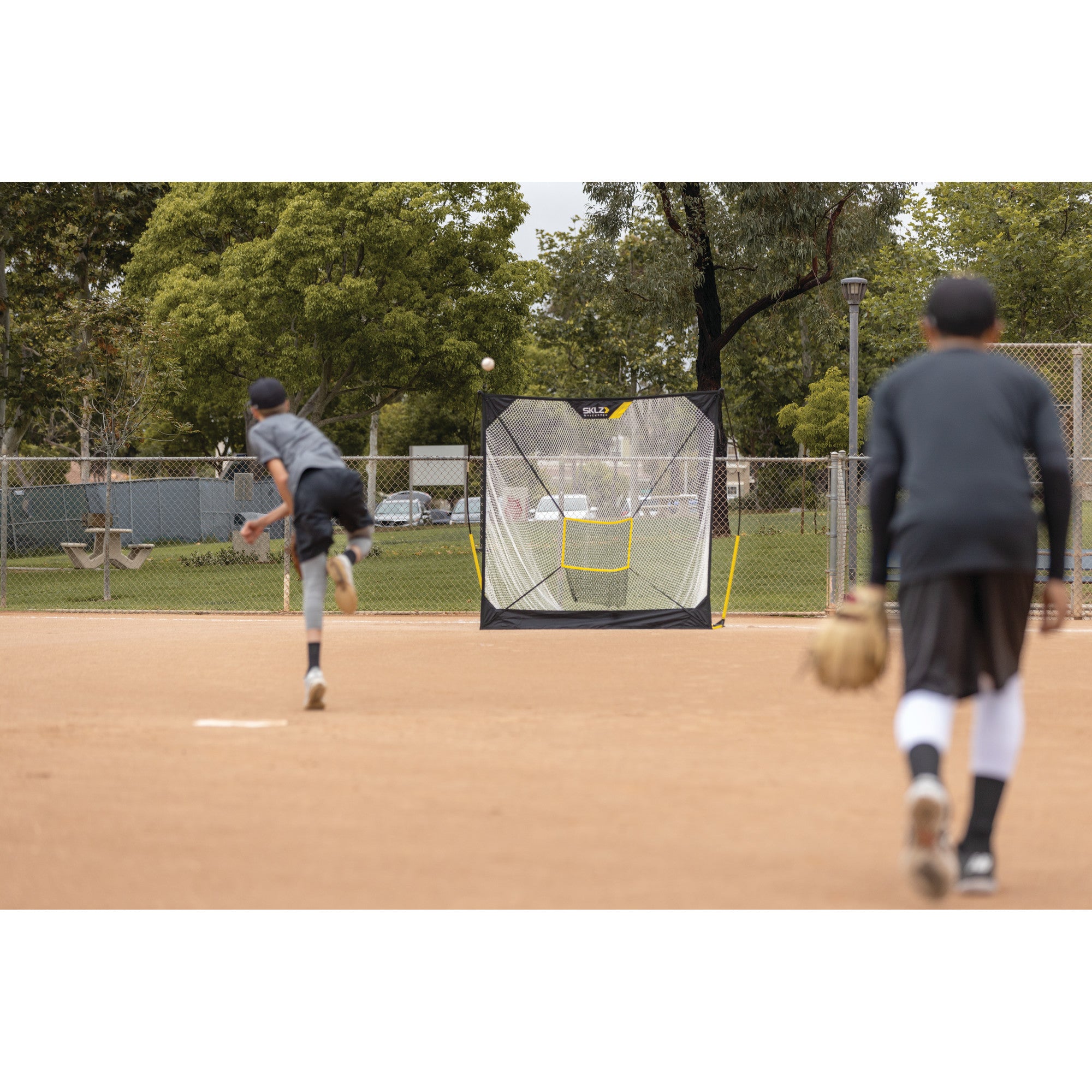 sklz-quickster-sport-net-ultra-langlebiges-baseball-schlagnetz-mit-schnellaufbau image 6