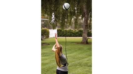 sklz-hit-n-serve-volleyball-solo-trainer-mit-verstellbarem-neopren-sleeve-gummib image 2