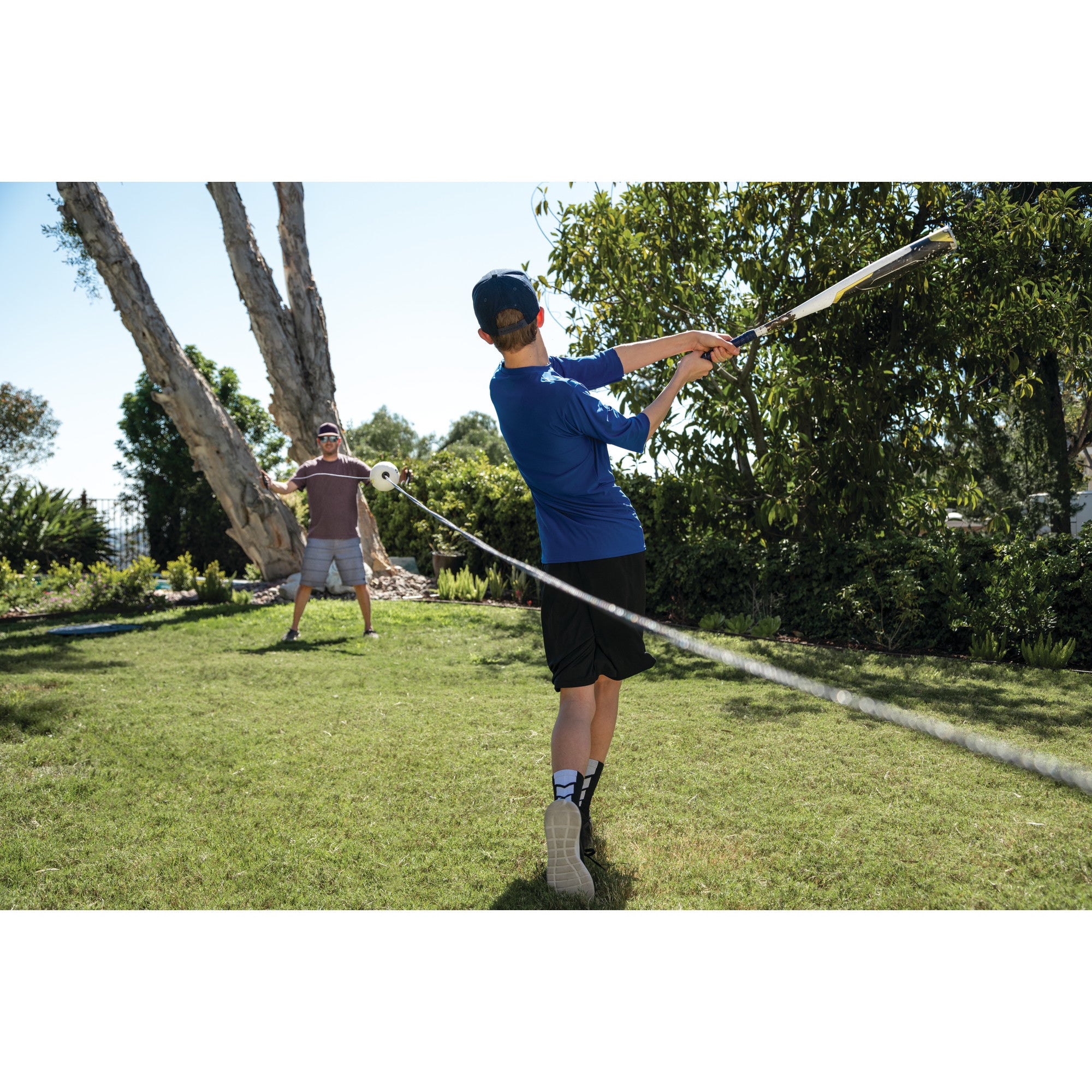sklz-zip-n-hit-pro-tragbares-baseball-batting-trainer-set-mit-kontrollierten-w-r image 6