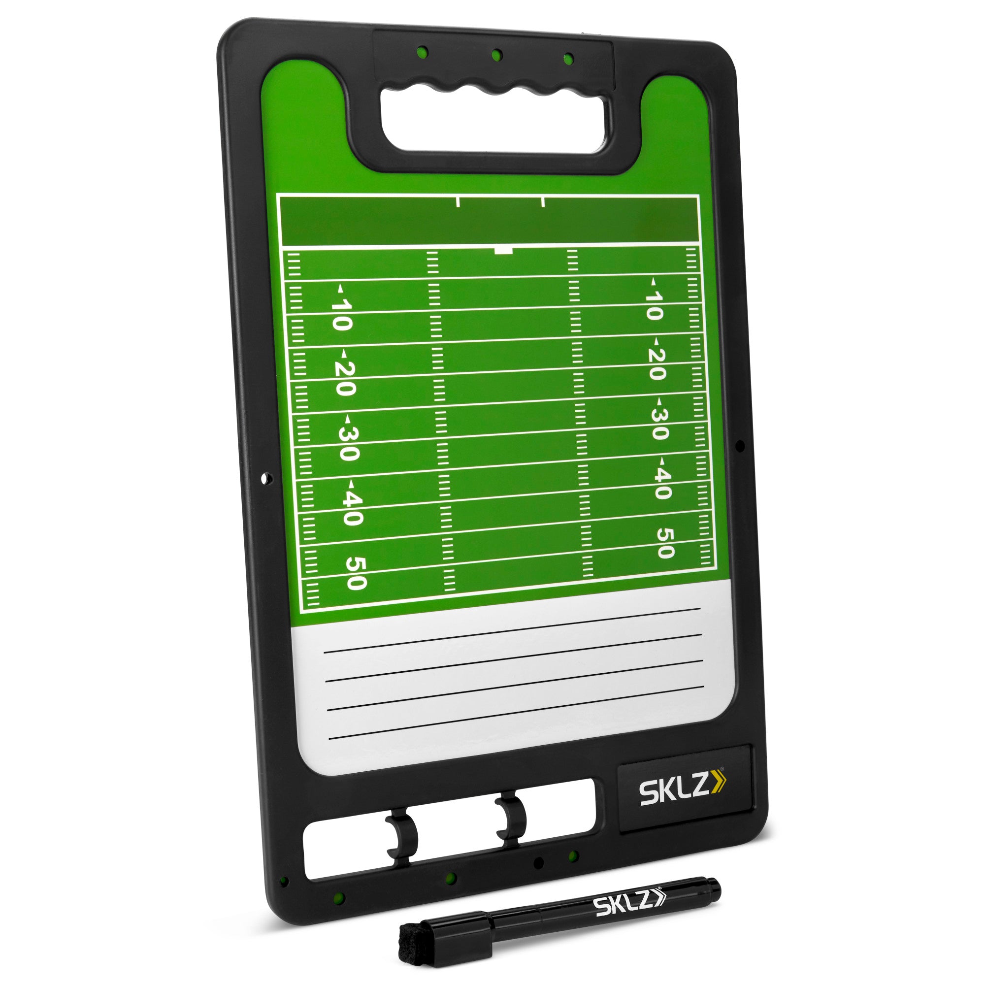 sklz-football-coaches-board-zweiseitiges-taktik-whiteboard-mit-trocken-abwischba image 5