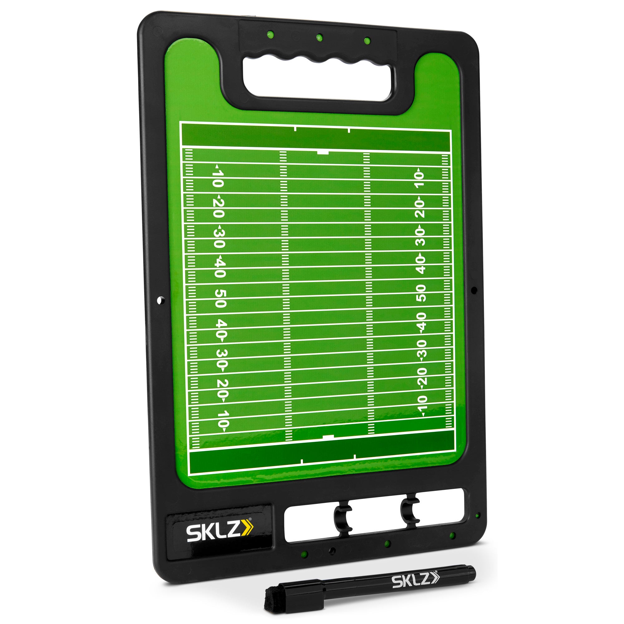 sklz-football-coaches-board-zweiseitiges-taktik-whiteboard-mit-trocken-abwischba image 3