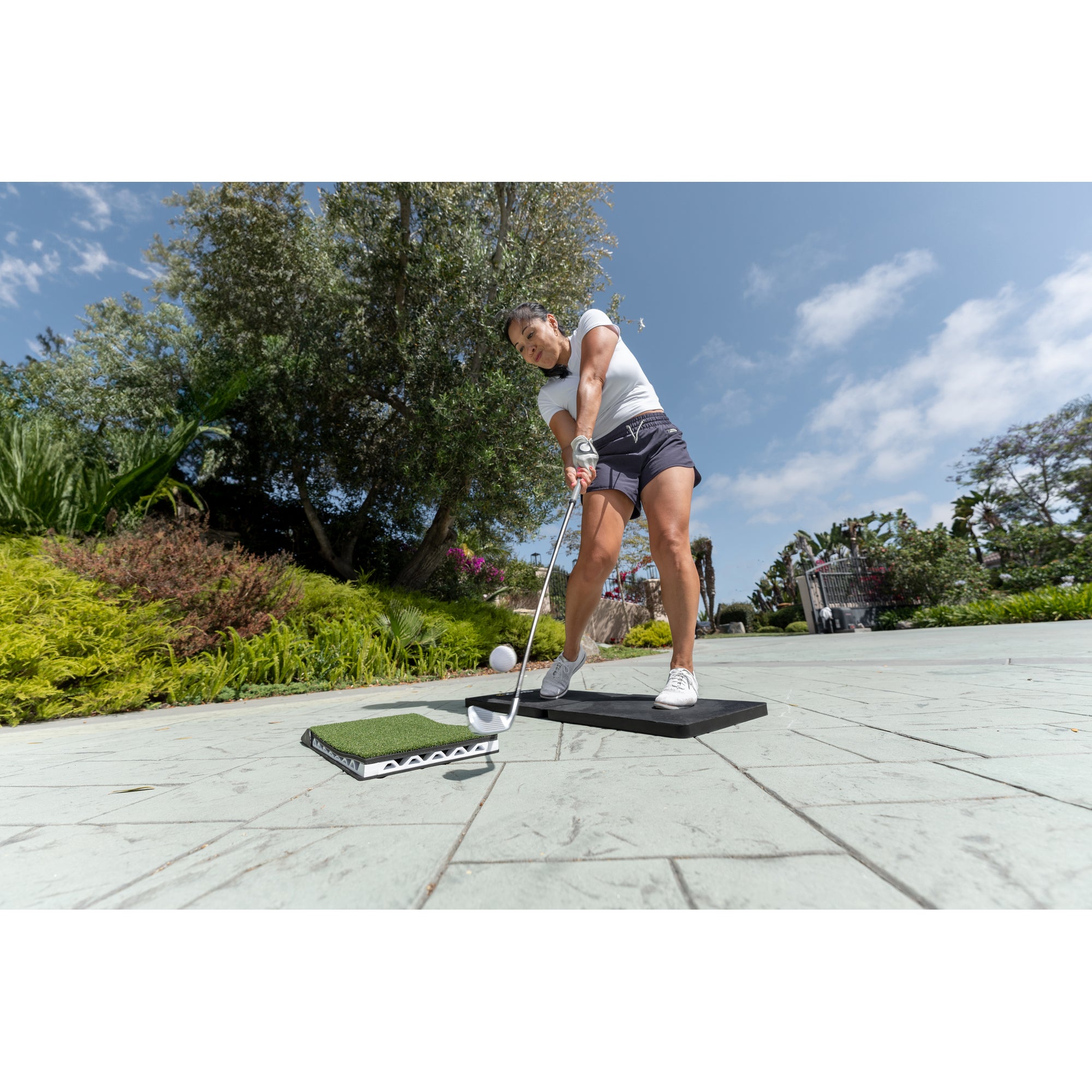sklz-pure-divot-mat-18-x-11-golf-swing-trainingsmatte-mit-stance-matte image 6