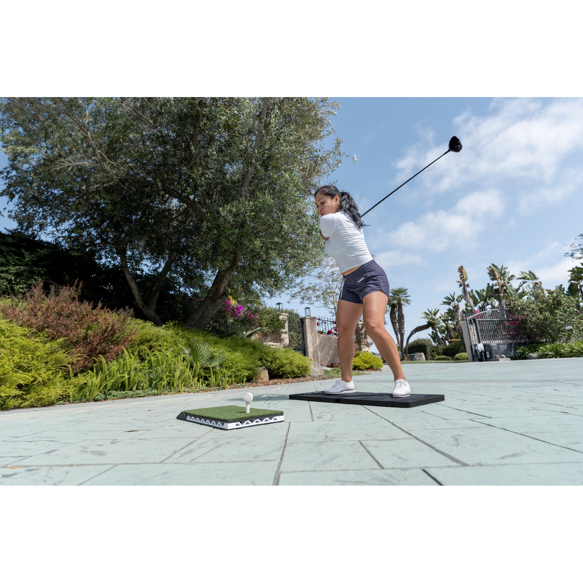 sklz-pure-divot-mat-18-x-11-golf-swing-trainingsmatte-mit-stance-matte image 7