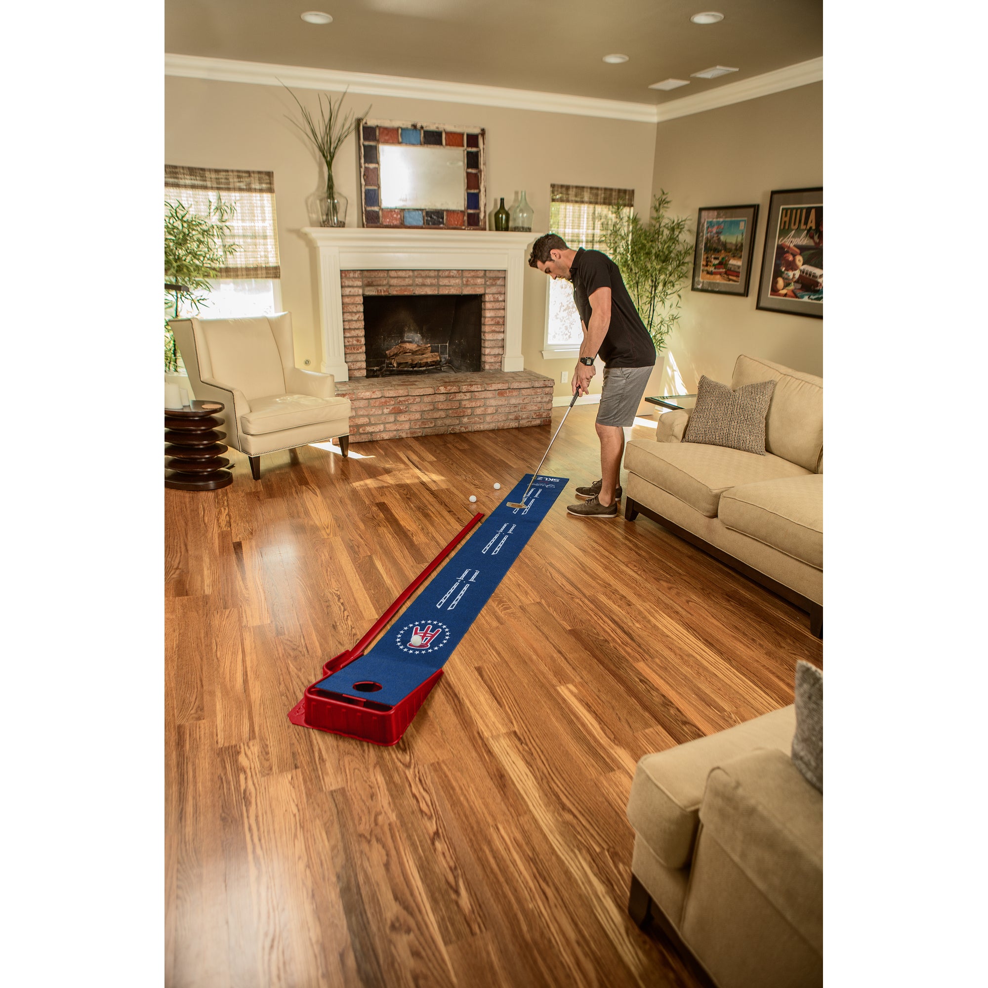 sklz-barstool-accelerator-pro-indoor-putting-green-mit-ballr-cklauf-und-ausricht image 2