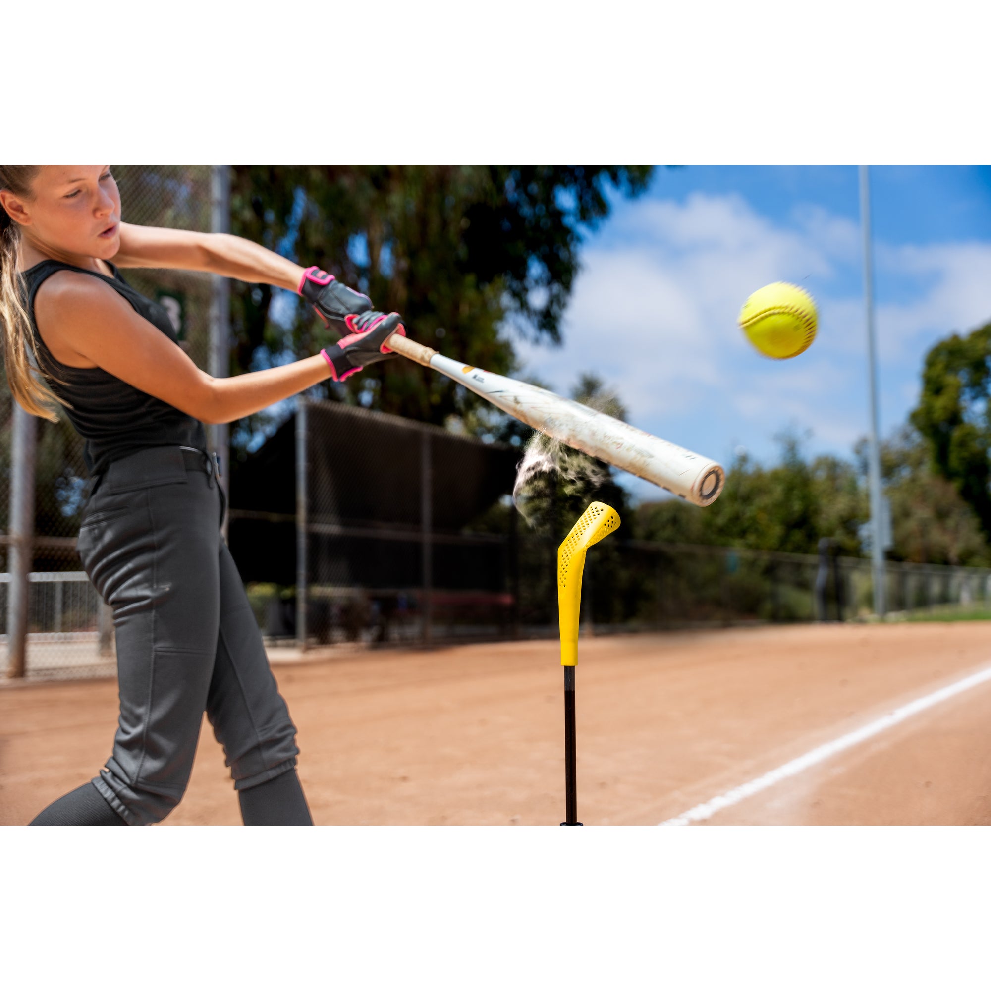 sklz-core-batting-tee-baseball-softball-schlagtee-mit-flexibler-top-abdeckung-24 image 2