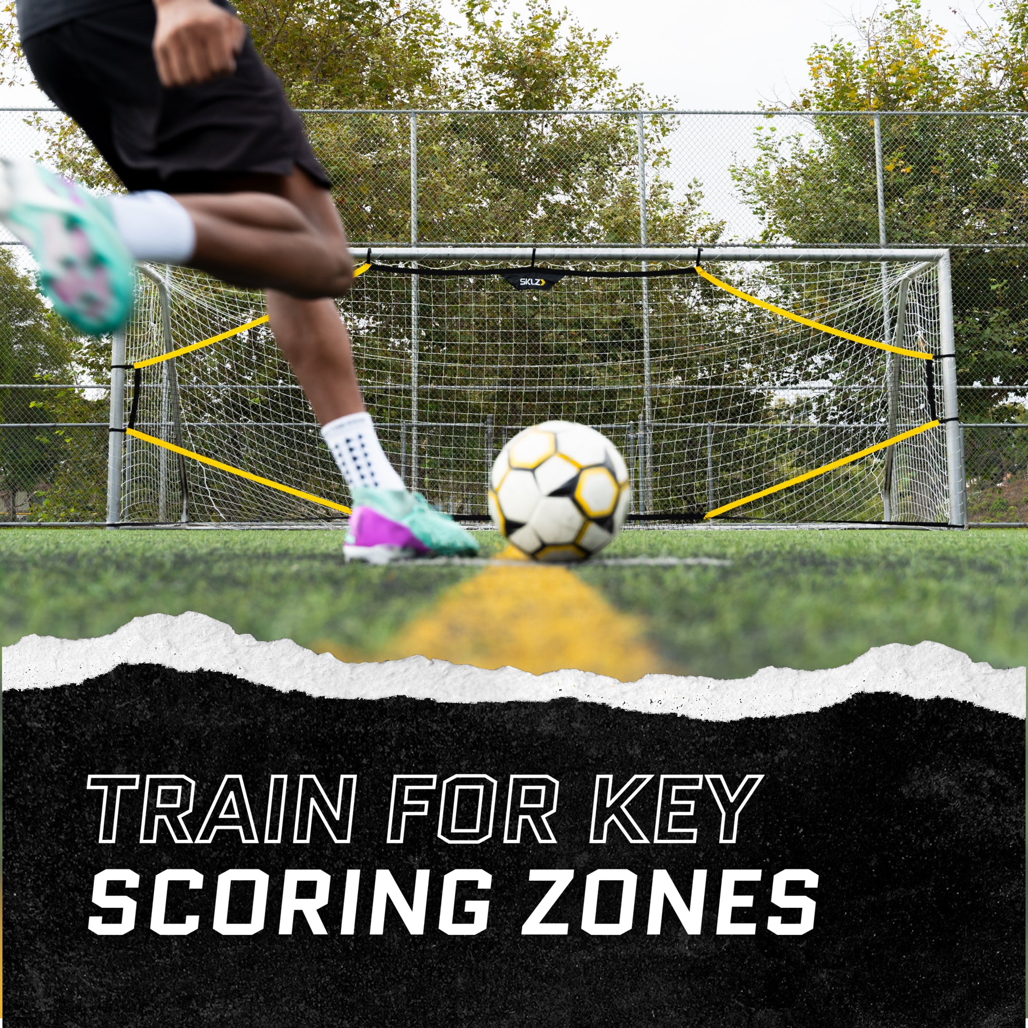 sklz-goalzone-shooting-target-fu-ball-torschusstrainer-mit-vier-eckzonen-und-dur image 3