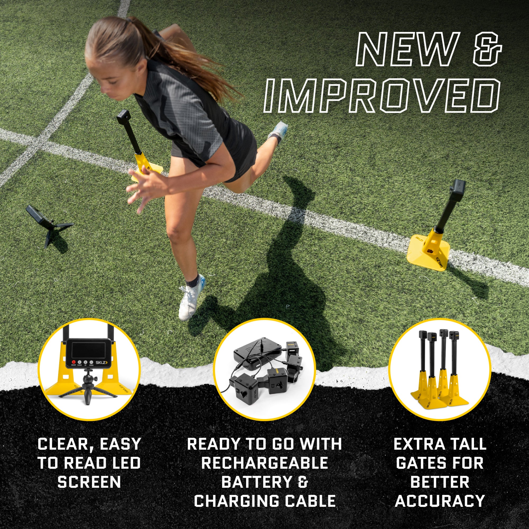 sklz-speed-gates-pro-funkgesteuertes-sprint-zeitsystem-mit-vier-sensoren-und-led image 4