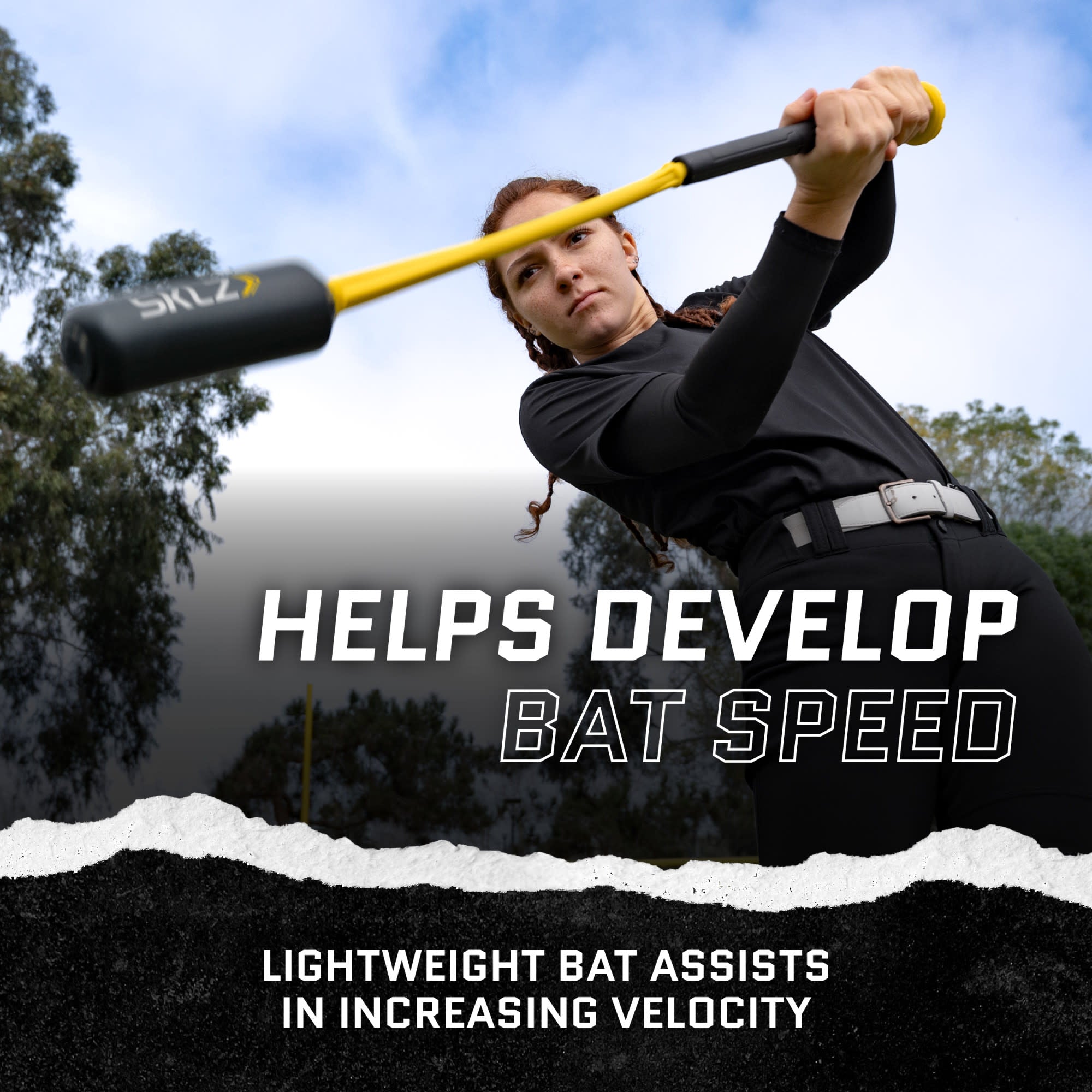 sklz-quick-pop-bat-baseball-softball-schwingtrainer-mit-silberschacht-und-peitsc image 4