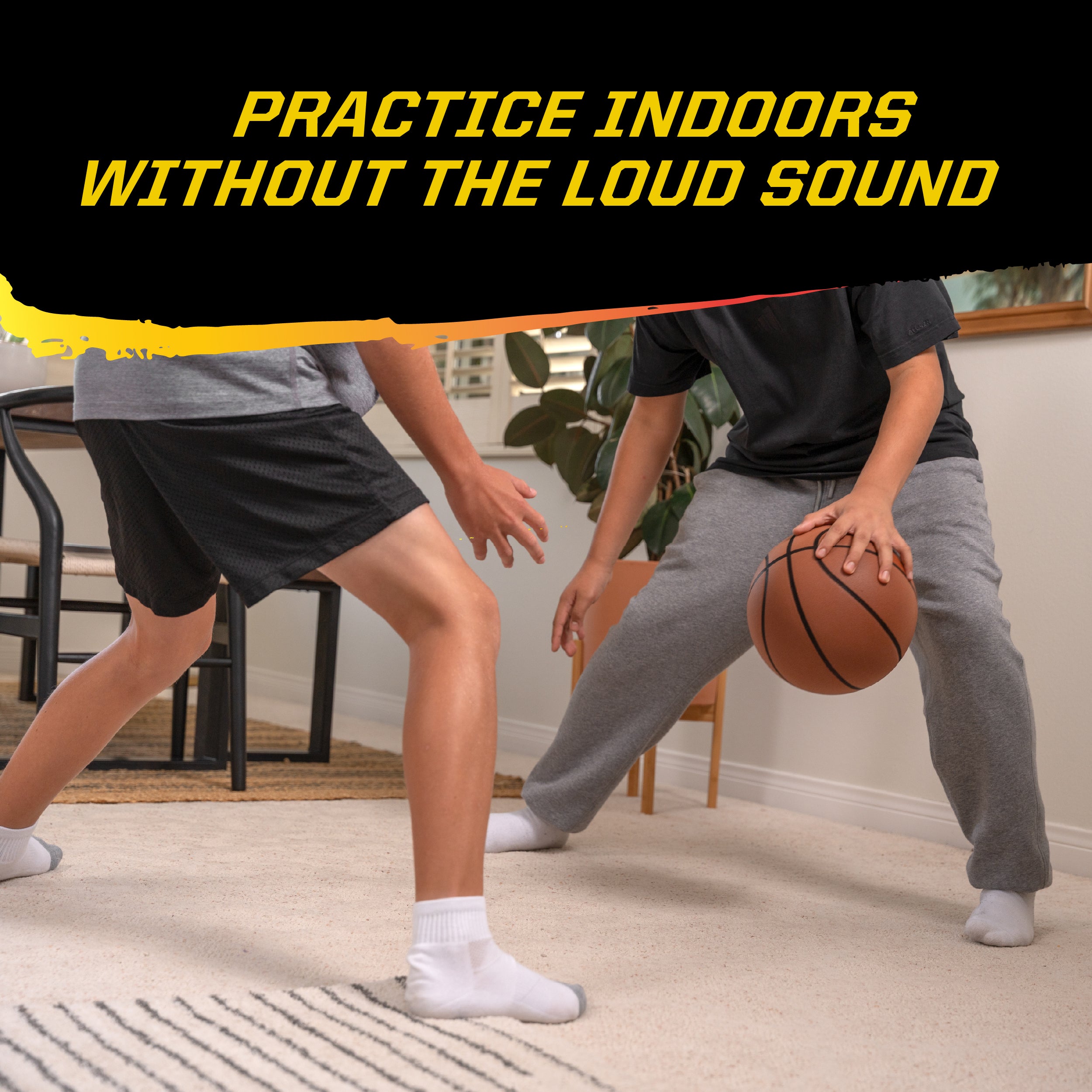 sklz-bashhhketball-leiser-indoor-basketball-aus-polyurethan-schaum-mit-high-dens image 2