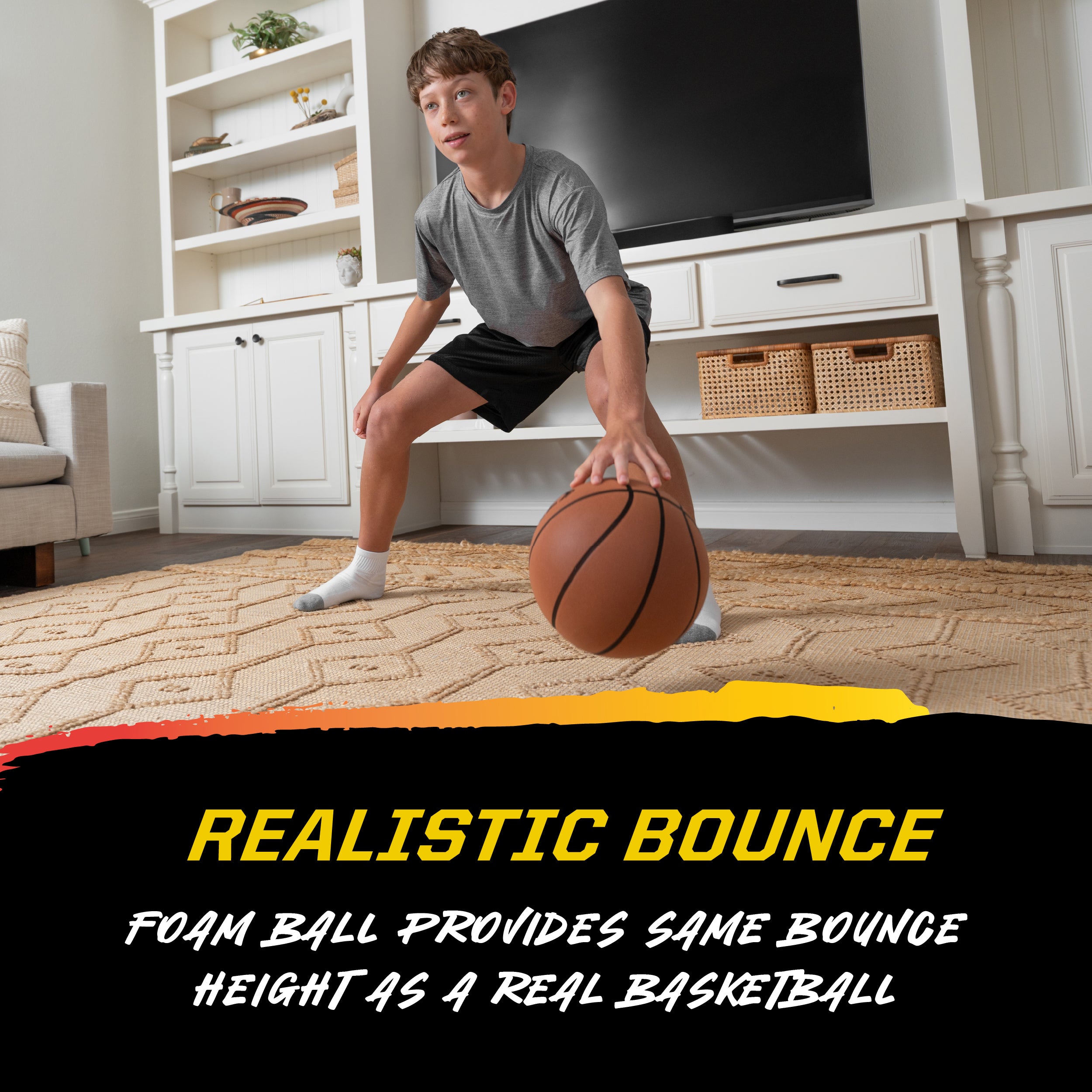sklz-bashhhketball-leiser-indoor-basketball-aus-polyurethan-schaum-mit-high-dens image 5