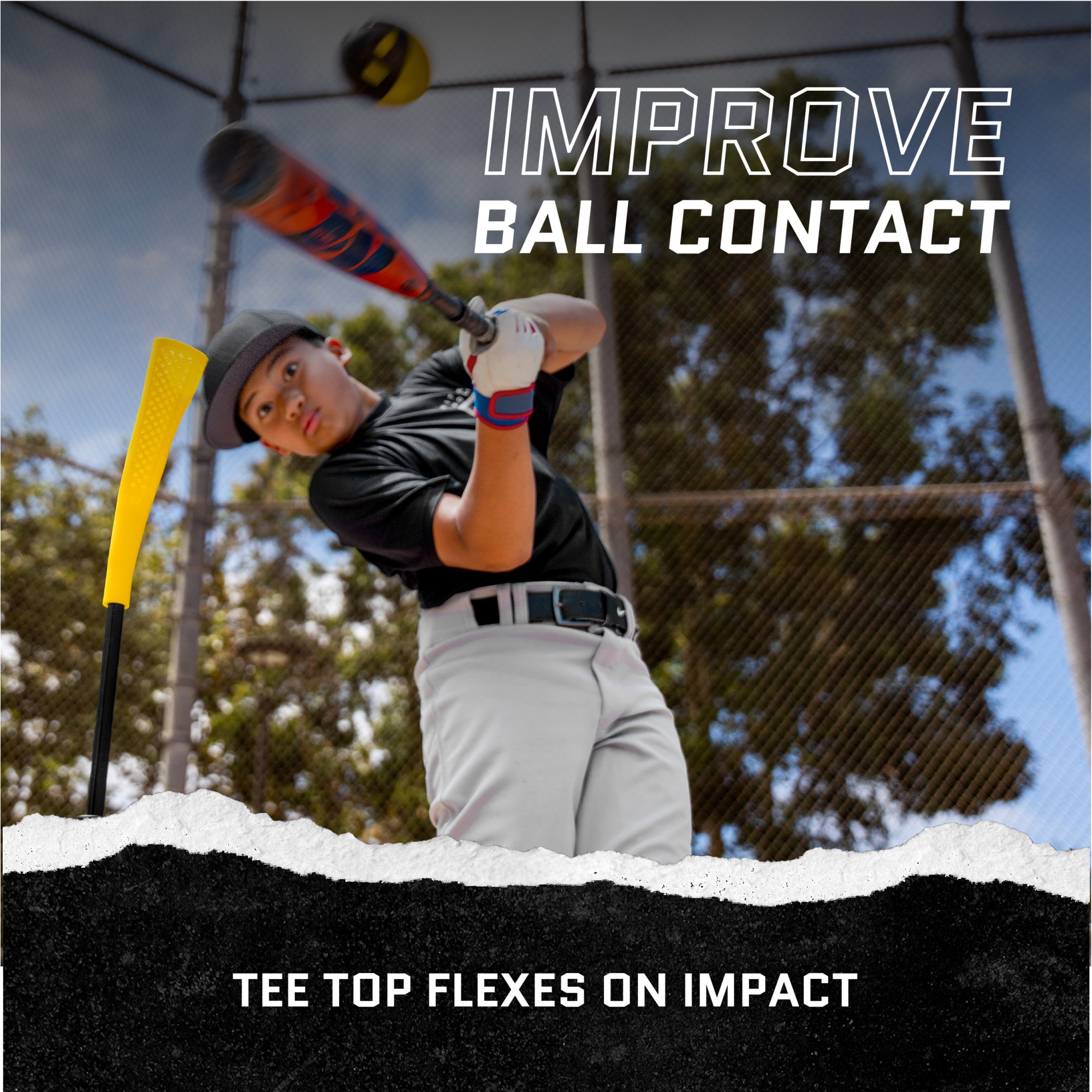 sklz-core-batting-tee-baseball-softball-schlagtee-mit-flexibler-top-abdeckung-24 image 3