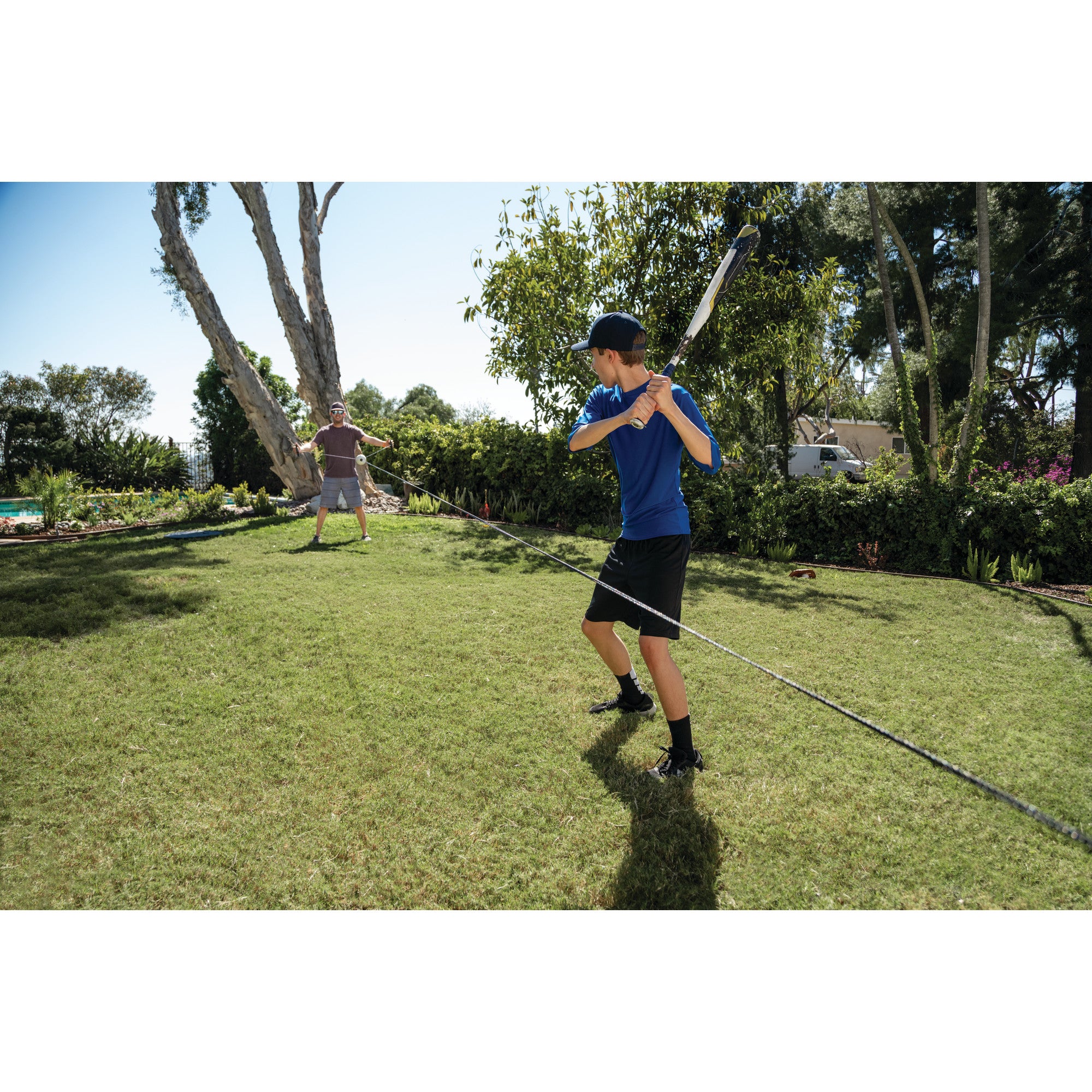 sklz-zip-n-hit-pro-tragbares-baseball-batting-trainer-set-mit-kontrollierten-w-r image 8