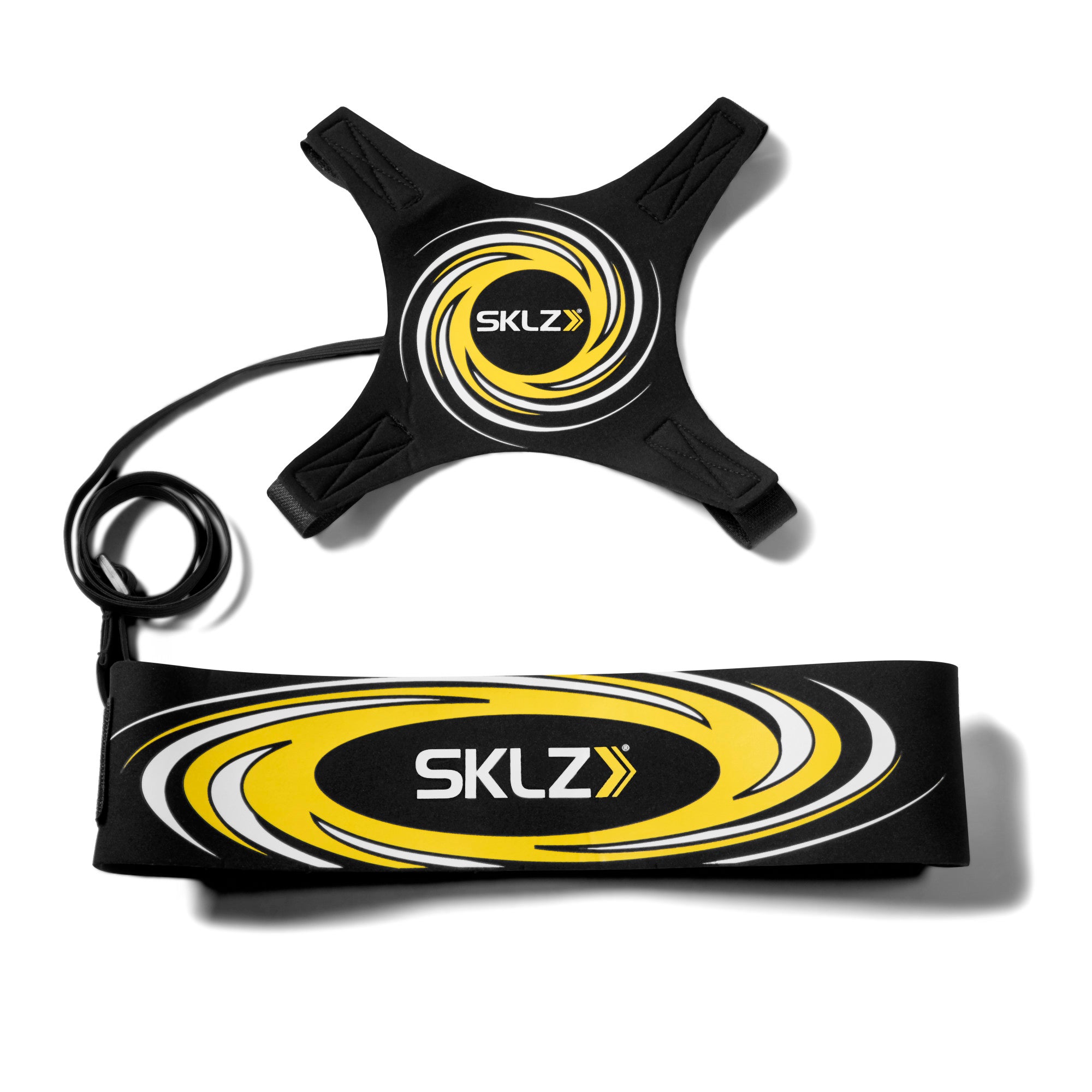 sklz-hit-n-serve-volleyball-solo-trainer-mit-verstellbarem-neopren-sleeve-gummib image 1