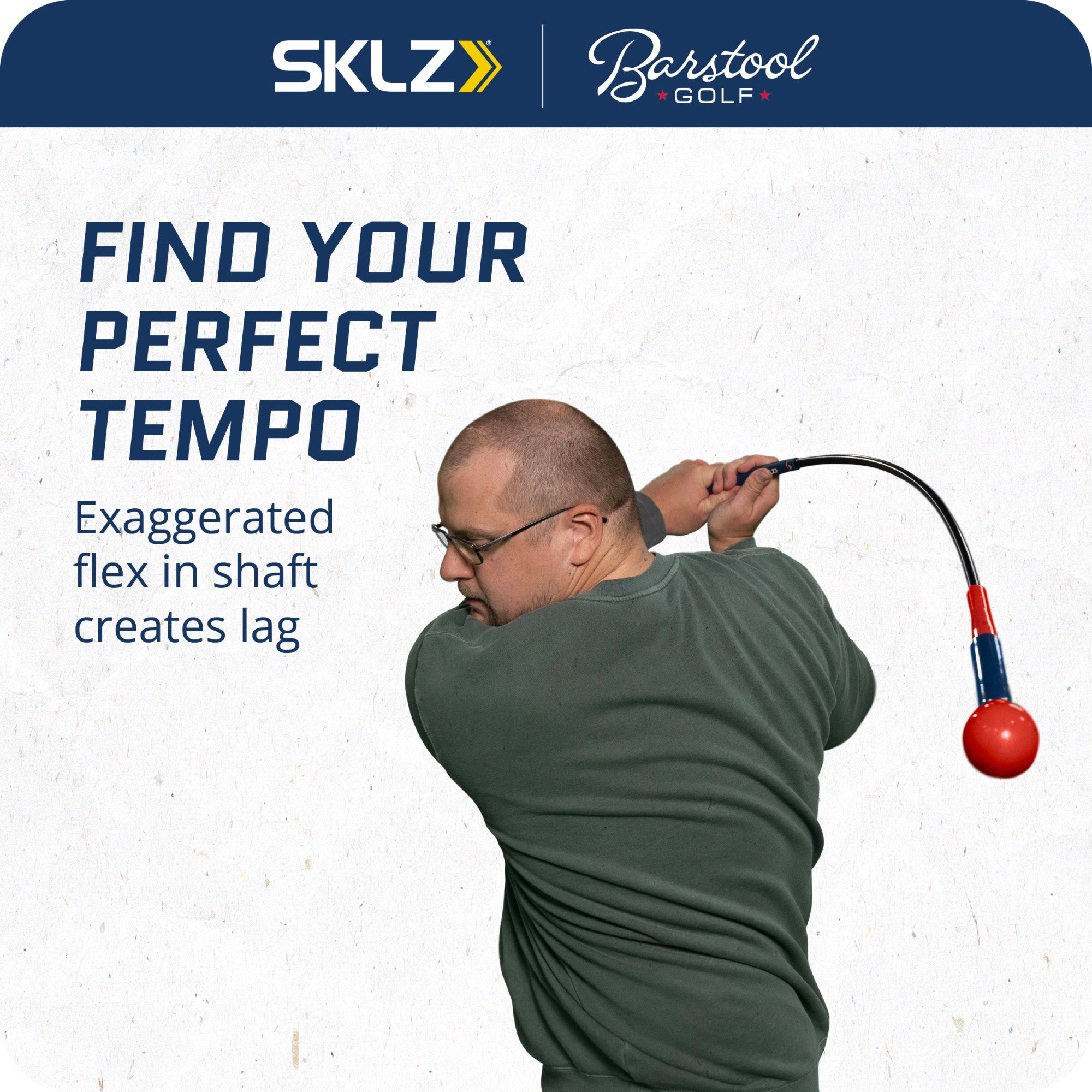 sklz-barstool-gold-flex-trainer-48-golf-schwungtrainer-mit-bertriebenem-schaftfl image 5