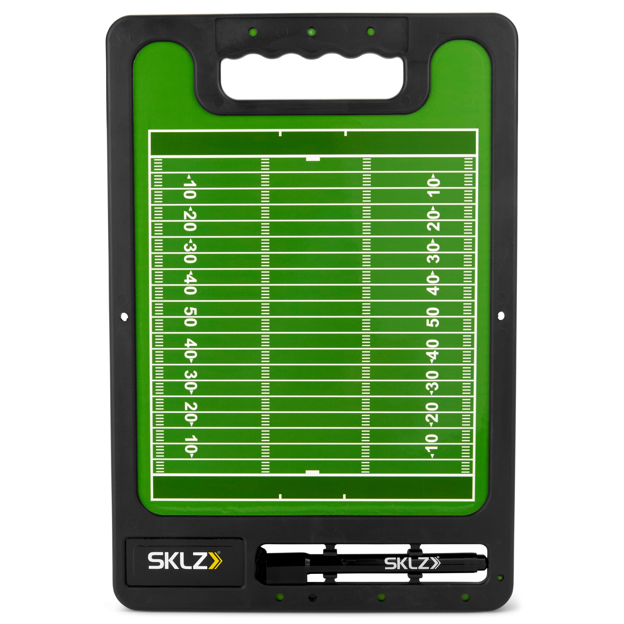 sklz-football-coaches-board-zweiseitiges-taktik-whiteboard-mit-trocken-abwischba image 1