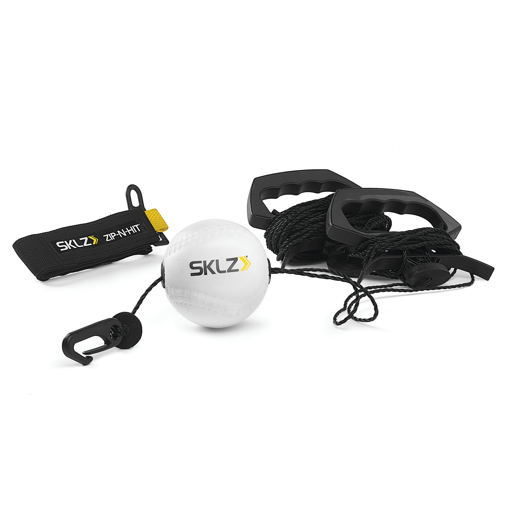 sklz-zip-n-hit-pro-tragbares-baseball-batting-trainer-set-mit-kontrollierten-w-r image 1