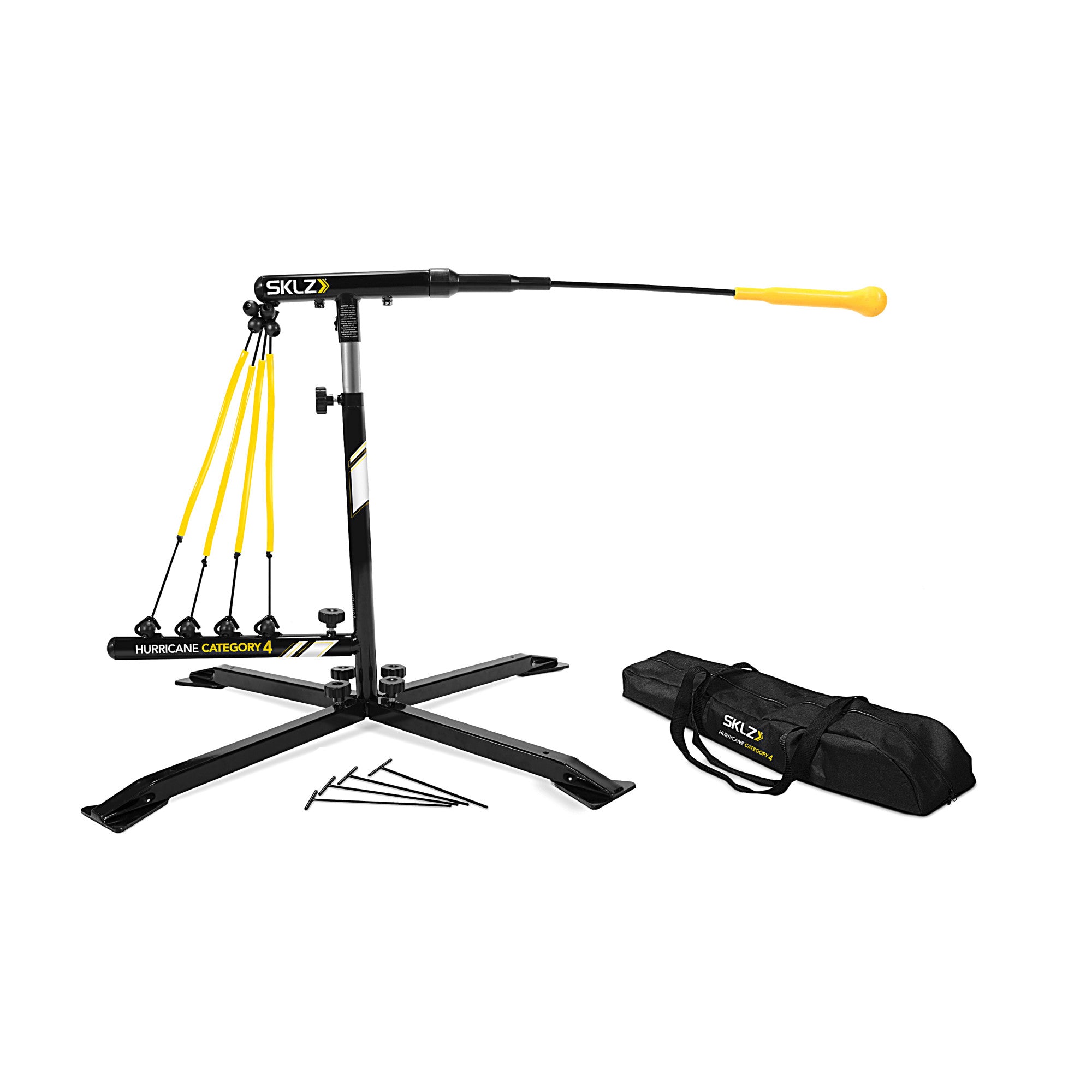 sklz-hurricane-category-4-baseball-softball-swing-trainer-mit-4-power-bands-und- image 4