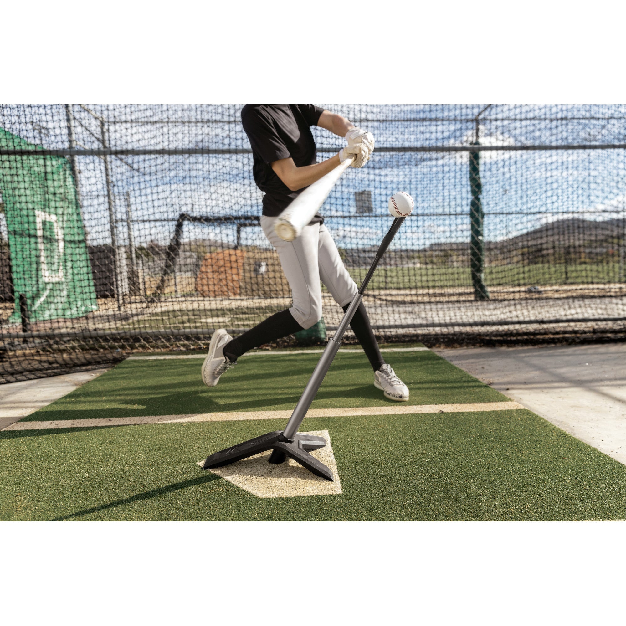 sklz-launch-tee-elite-verstellbarer-baseball-softball-schlagtee-mit-flexibler-te image 4