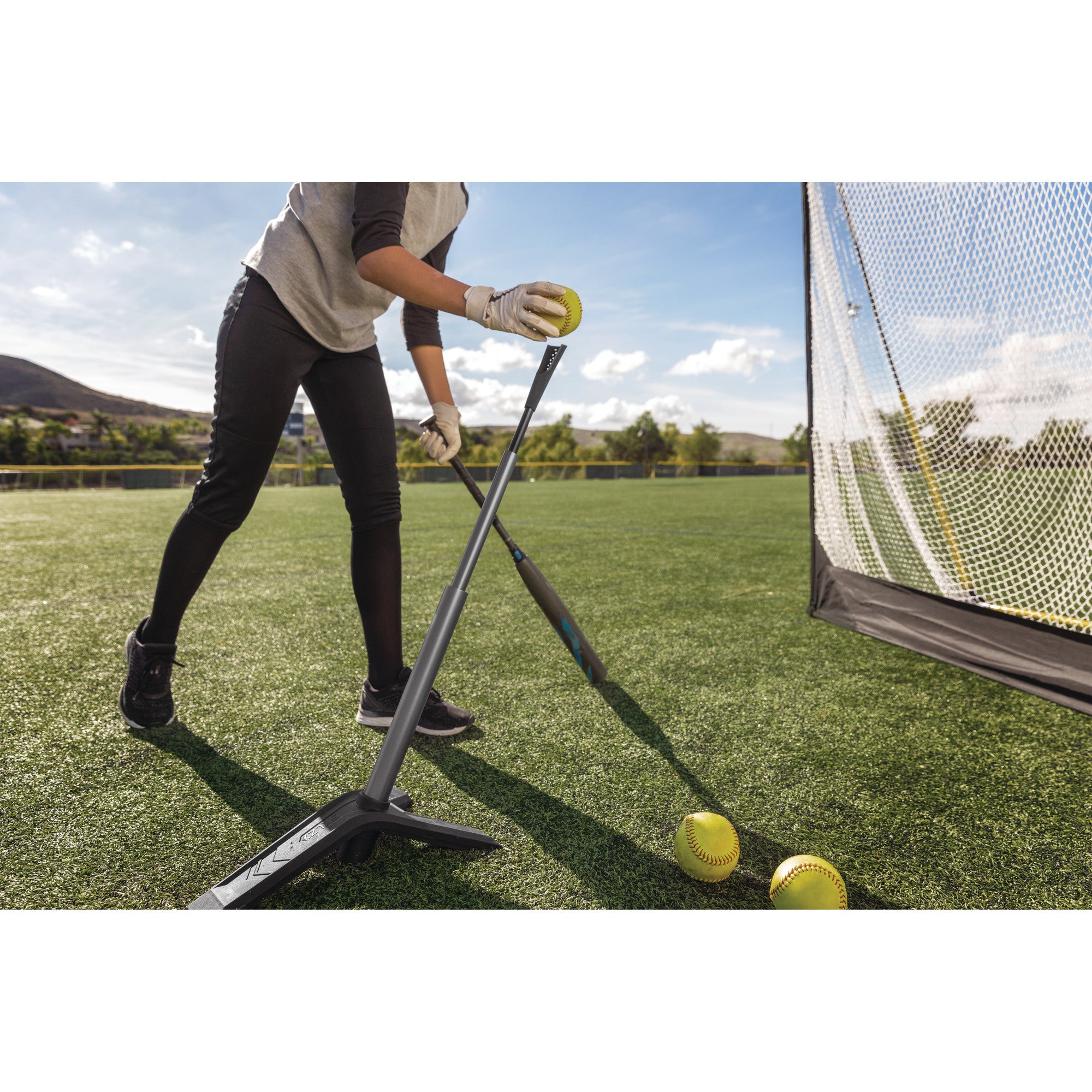 sklz-launch-tee-elite-verstellbarer-baseball-softball-schlagtee-mit-flexibler-te image 7