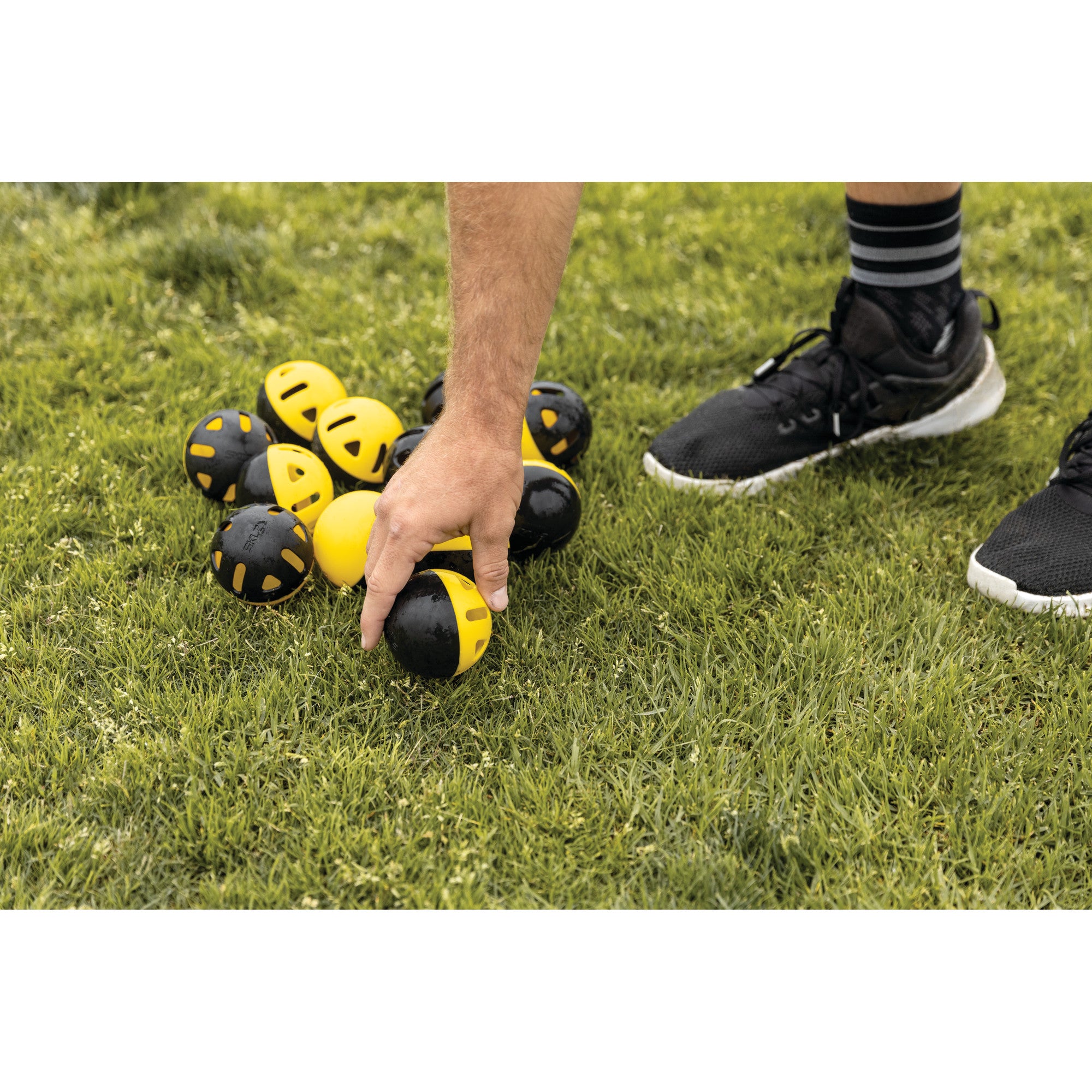 sklz-tee-and-ball-bundle-5-positionen-batting-tee-mit-12er-pack-impact-baseballs image 5