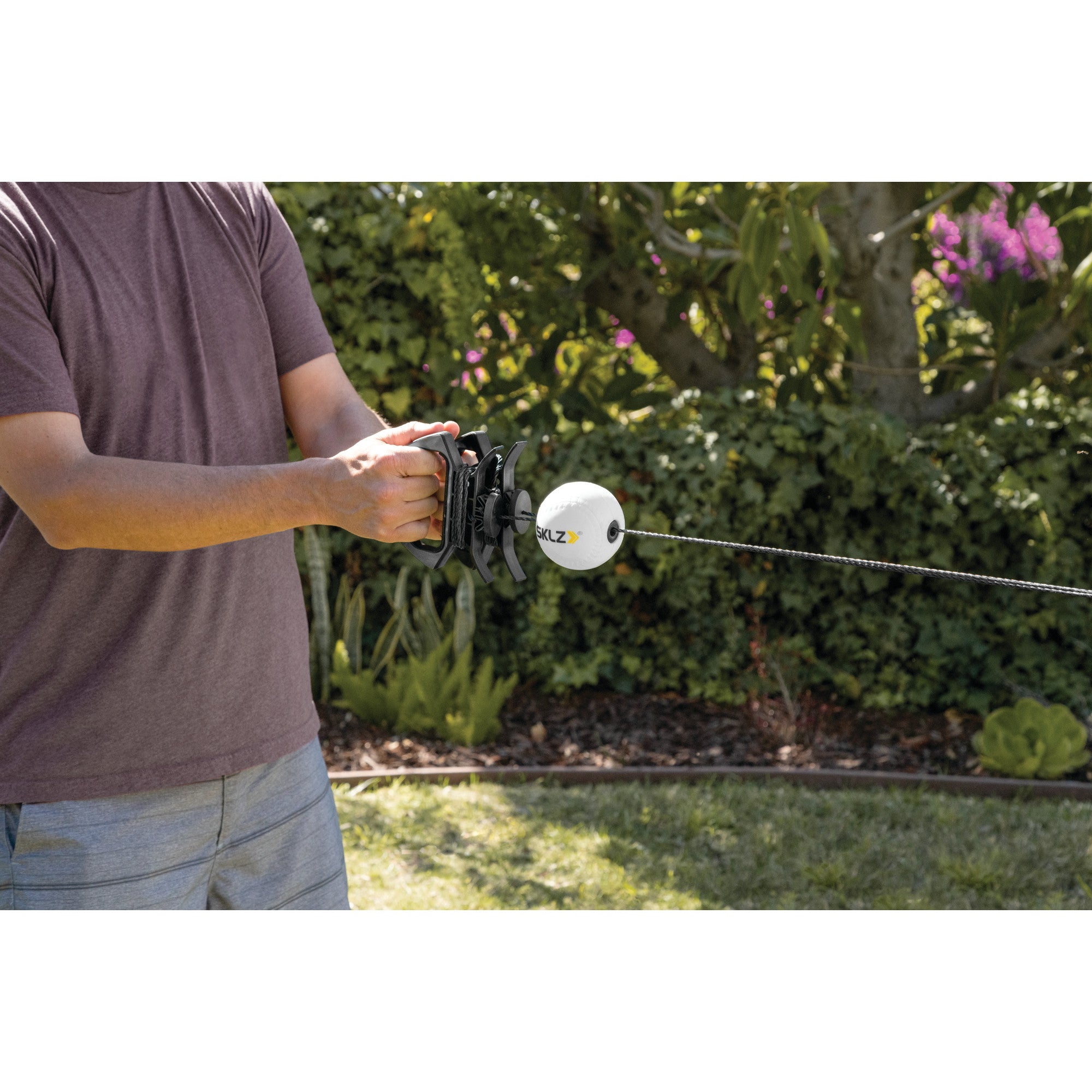 sklz-zip-n-hit-pro-tragbares-baseball-batting-trainer-set-mit-kontrollierten-w-r image 7
