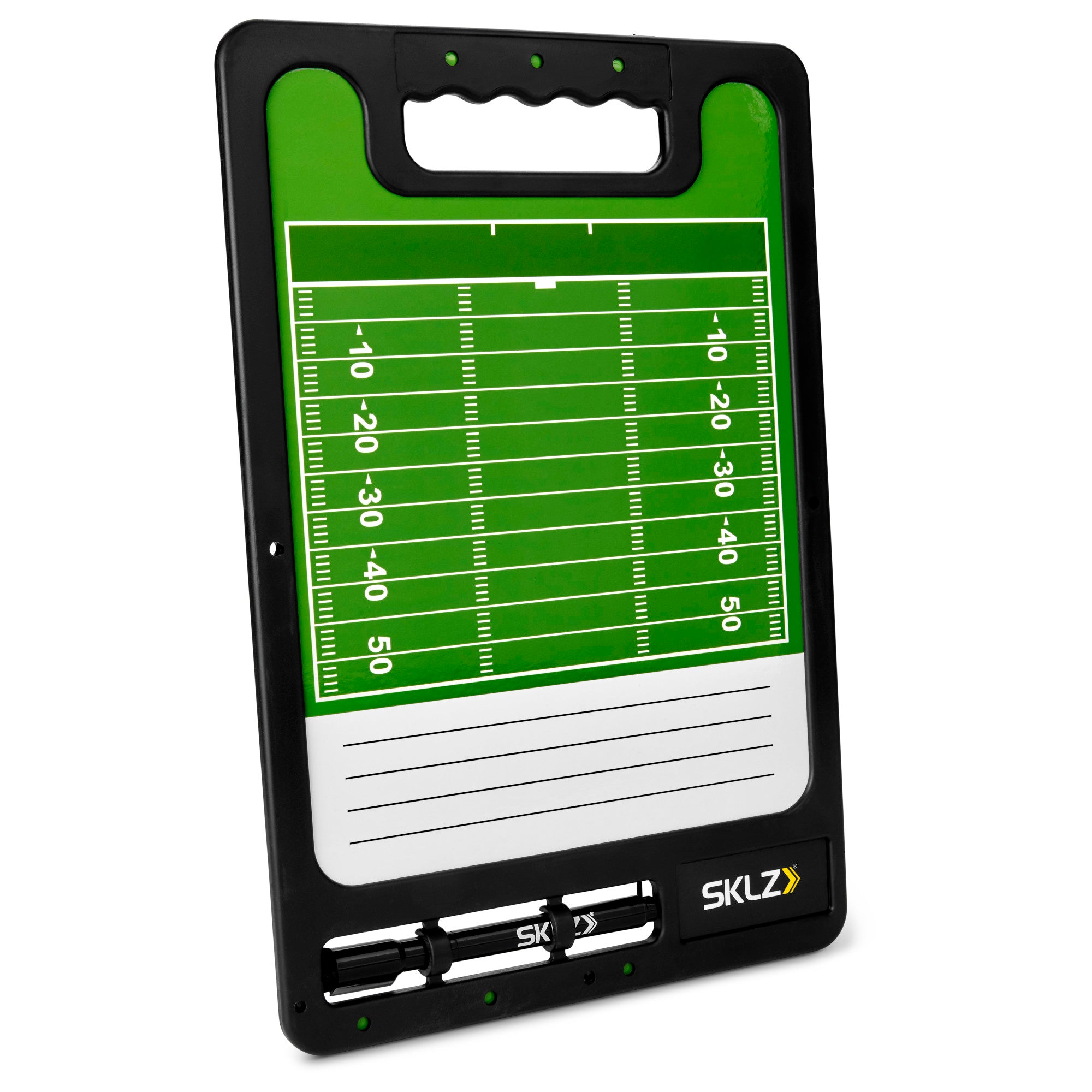 sklz-football-coaches-board-zweiseitiges-taktik-whiteboard-mit-trocken-abwischba image 2