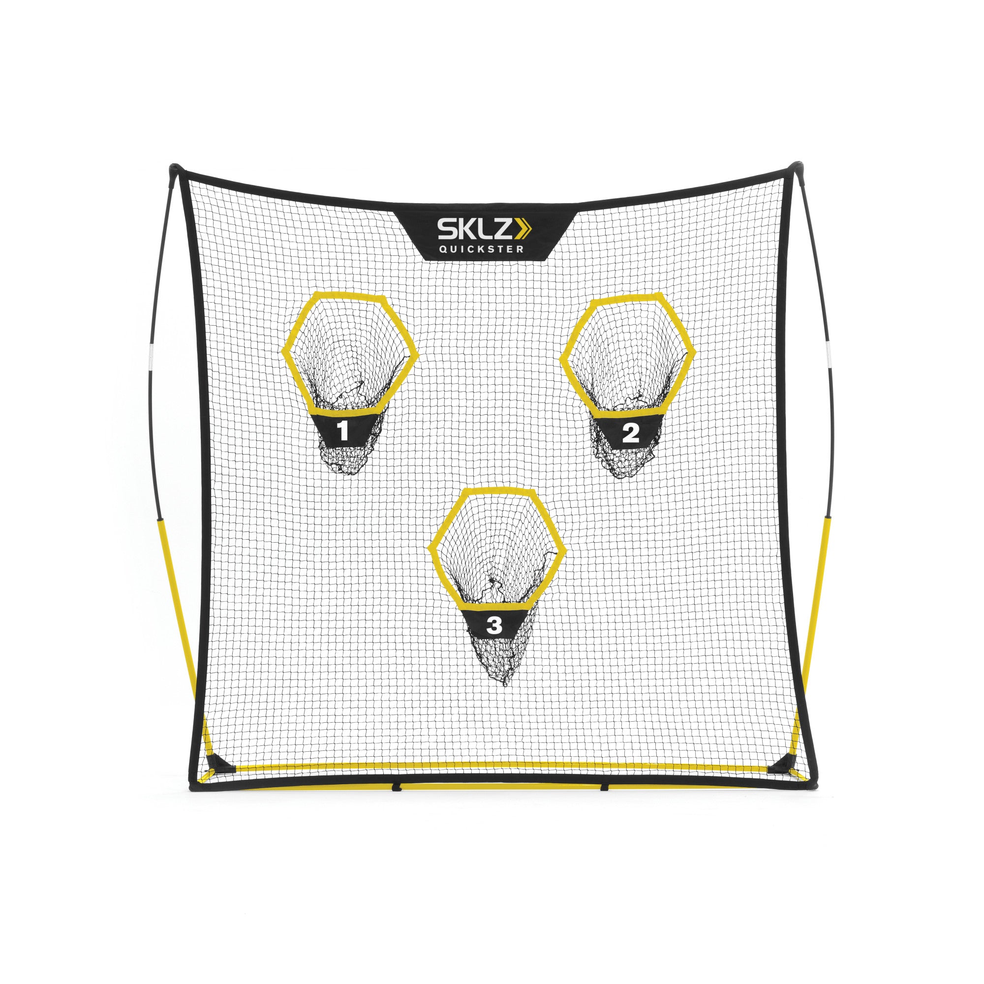 sklz-quickster-qb-trainer-tragbares-passing-netz-mit-3-nummerierten-zielzonen-f- image 3